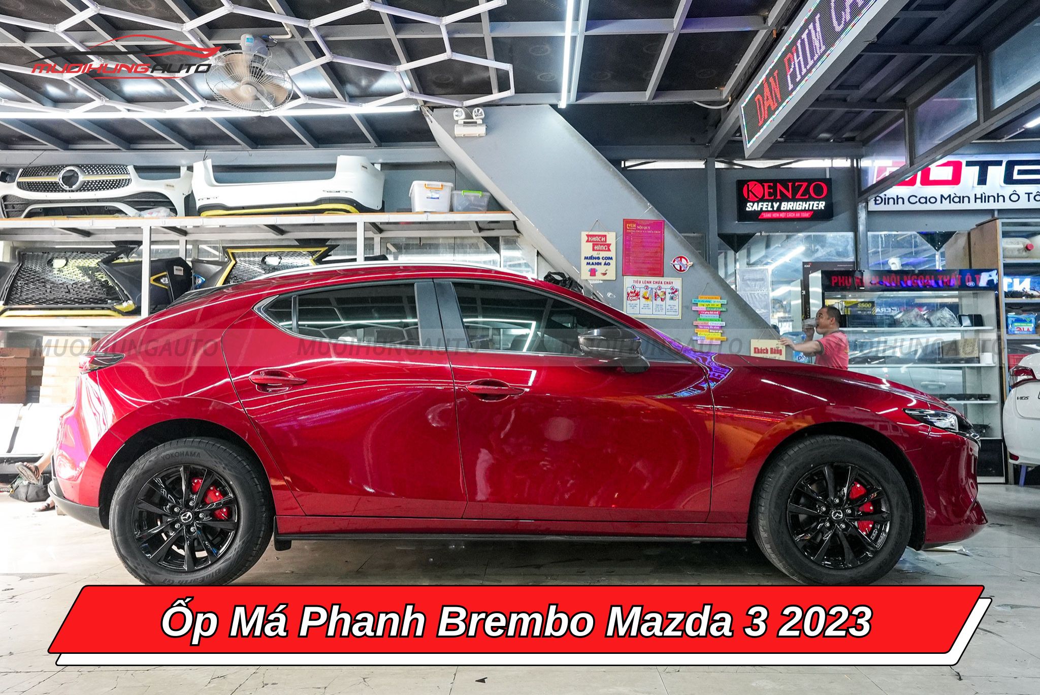 Ốp má phanh Brembo cho xe Mazda 3 2023