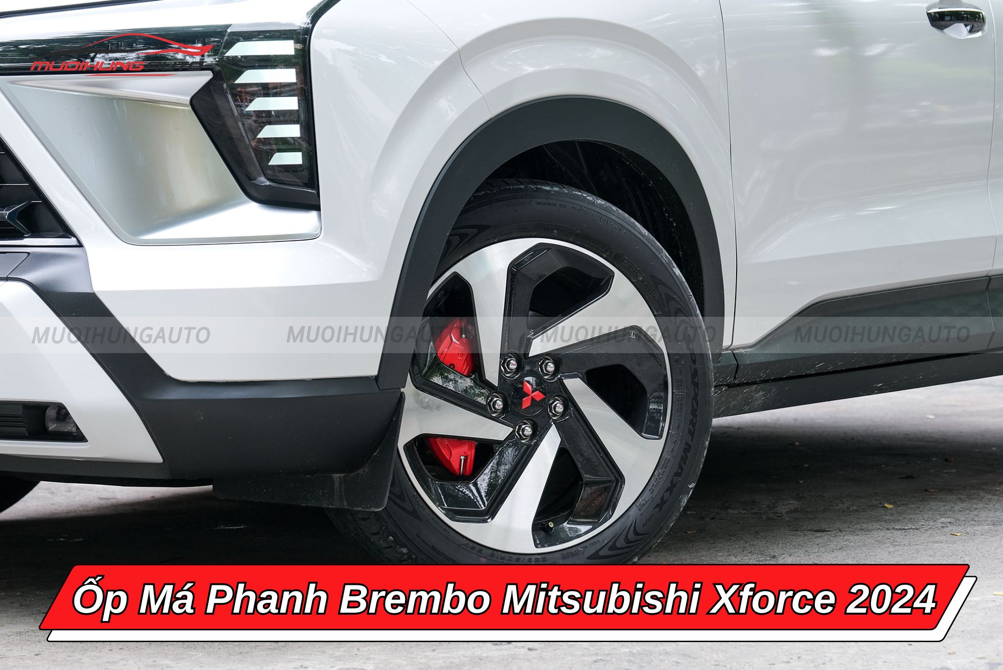 Ốp má phanh Brembo cho xe Mitsubishi Xforce 2024