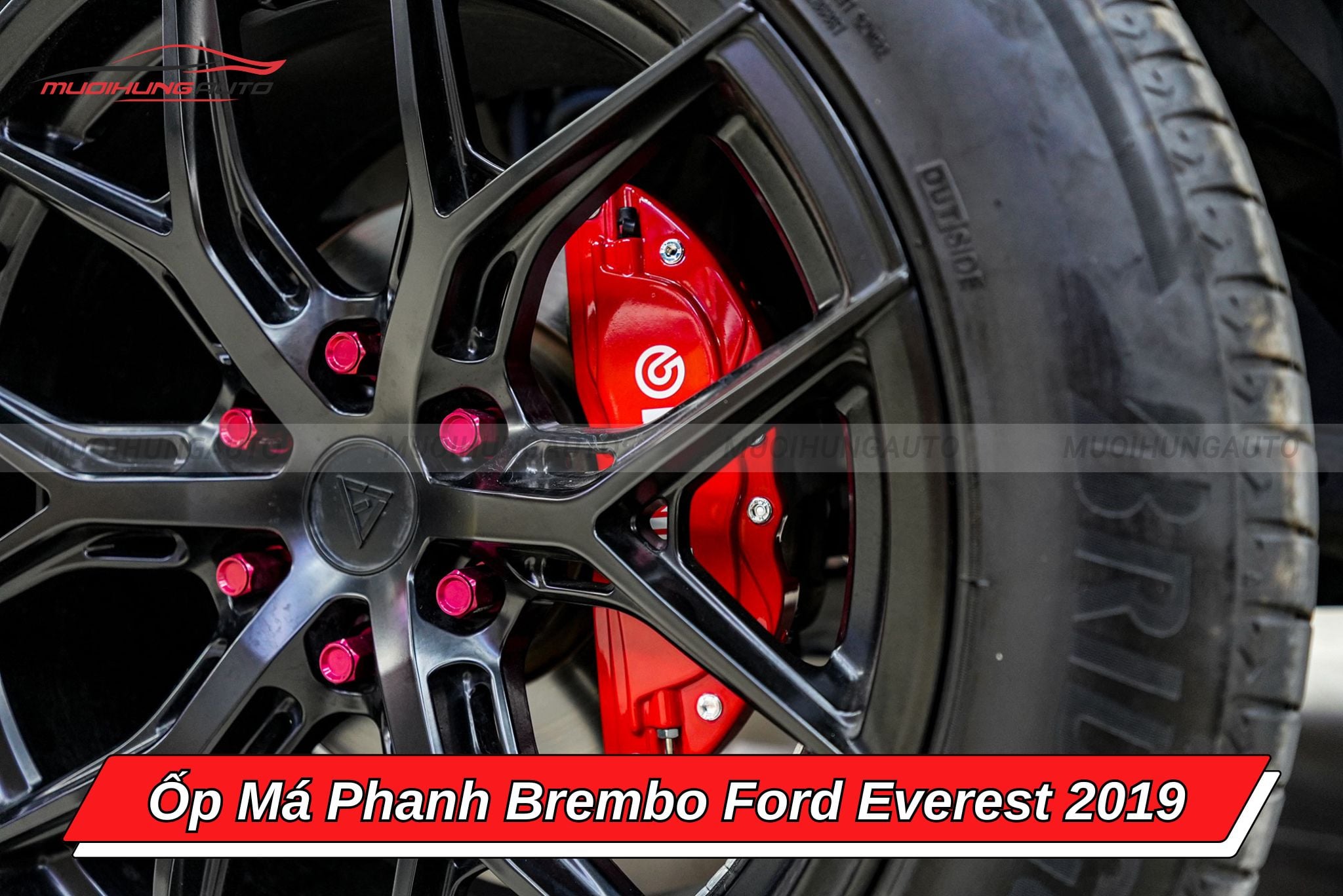 Ốp má phanh Brembo ô tô Ford Everest 2019