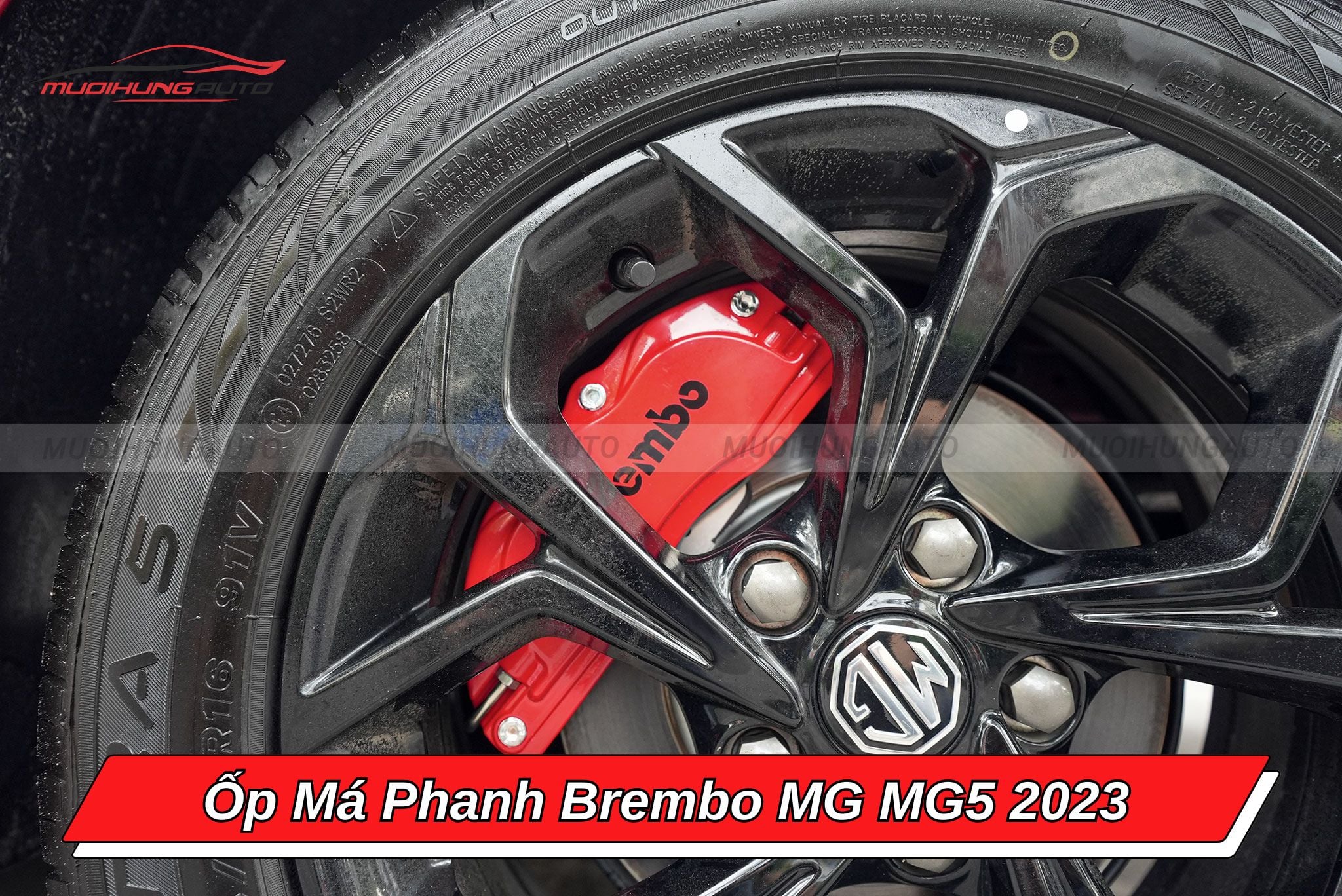 Ốp má phanh Brembo ô tô MG MG5 2023