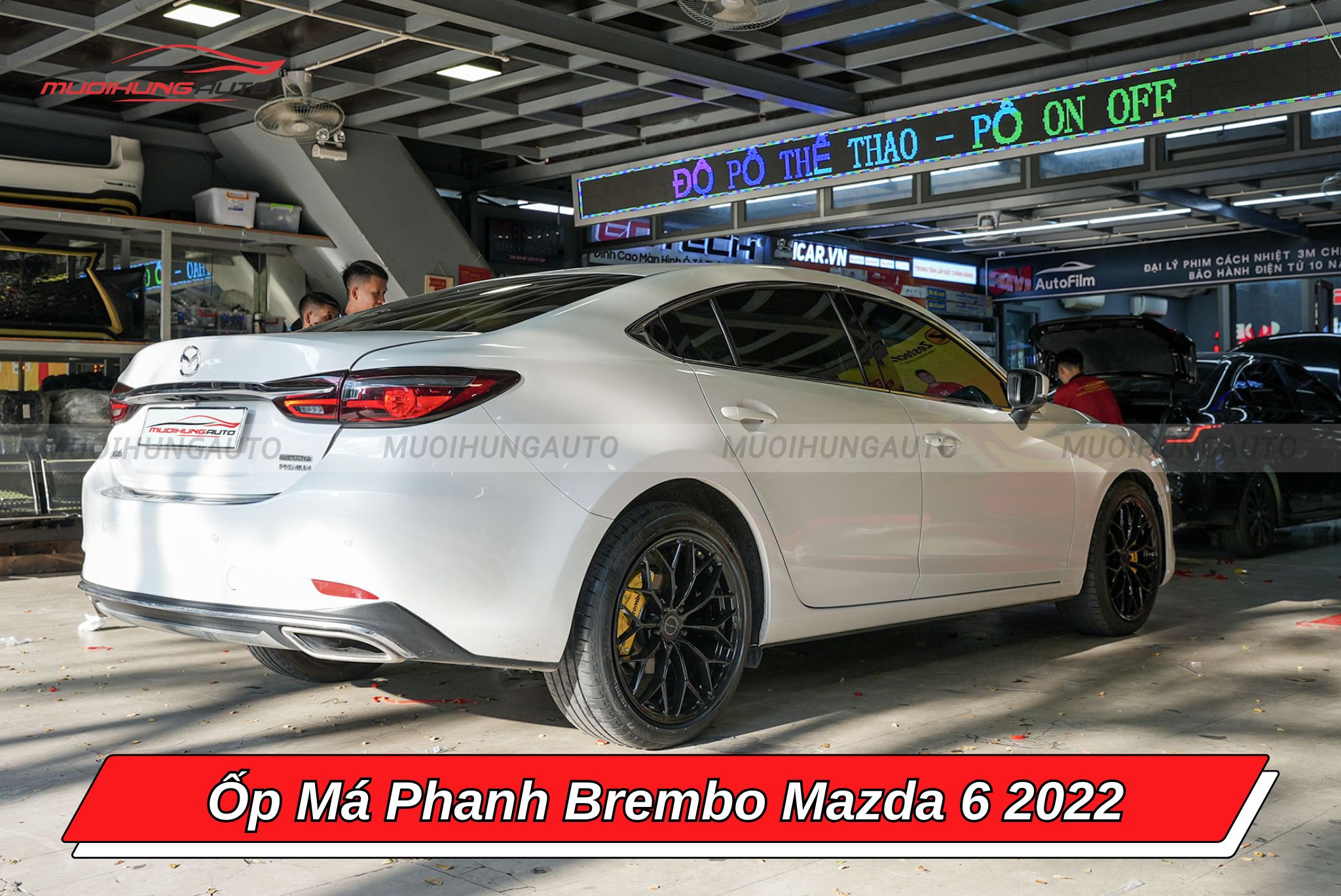 Ốp má phanh Brembo xe hơi Mazda 6 2022