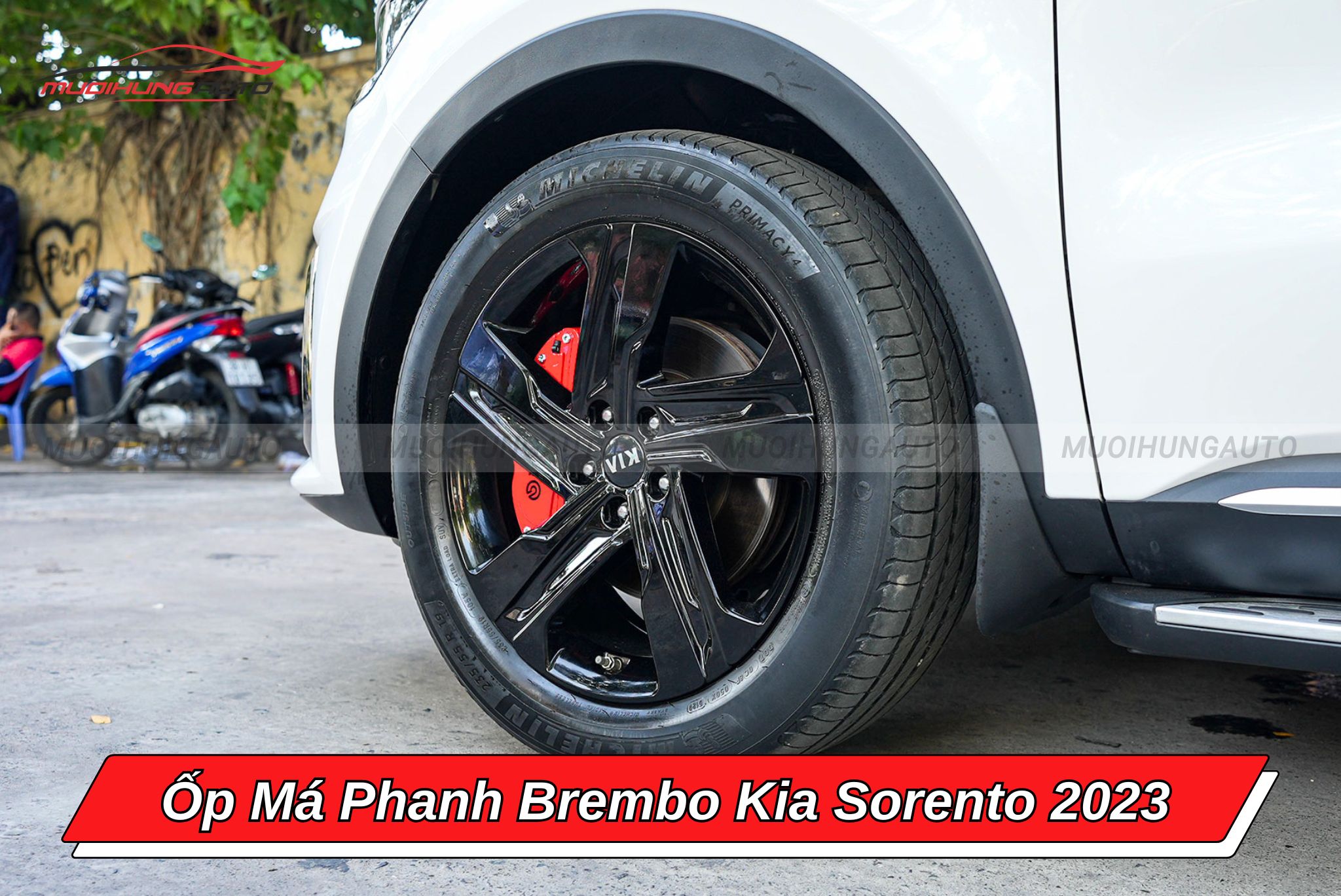 Ốp má phanh Brembo xe Kia Sorento 2023