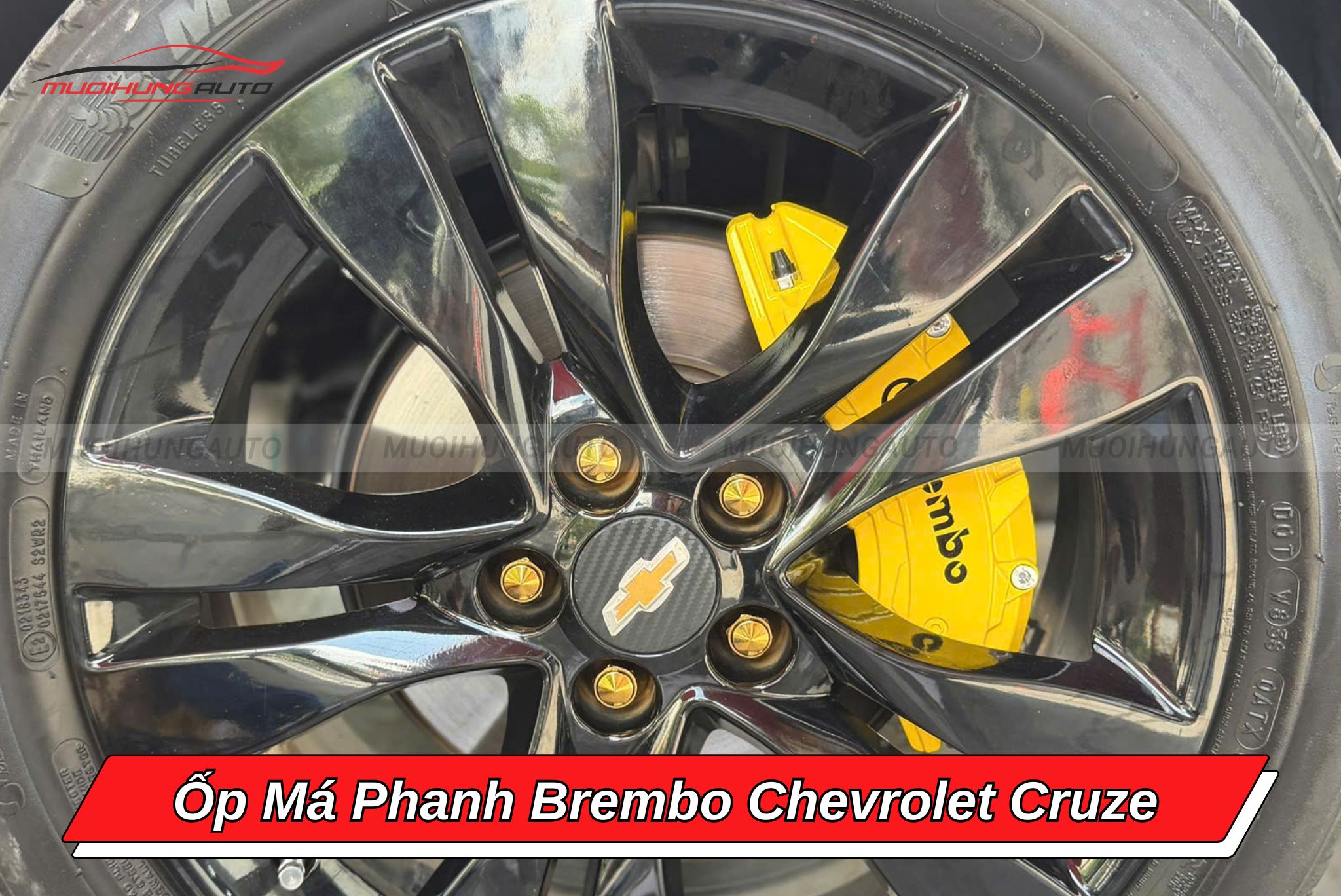 Ốp má phanh ô tô Brembo Chevrolet Cruze