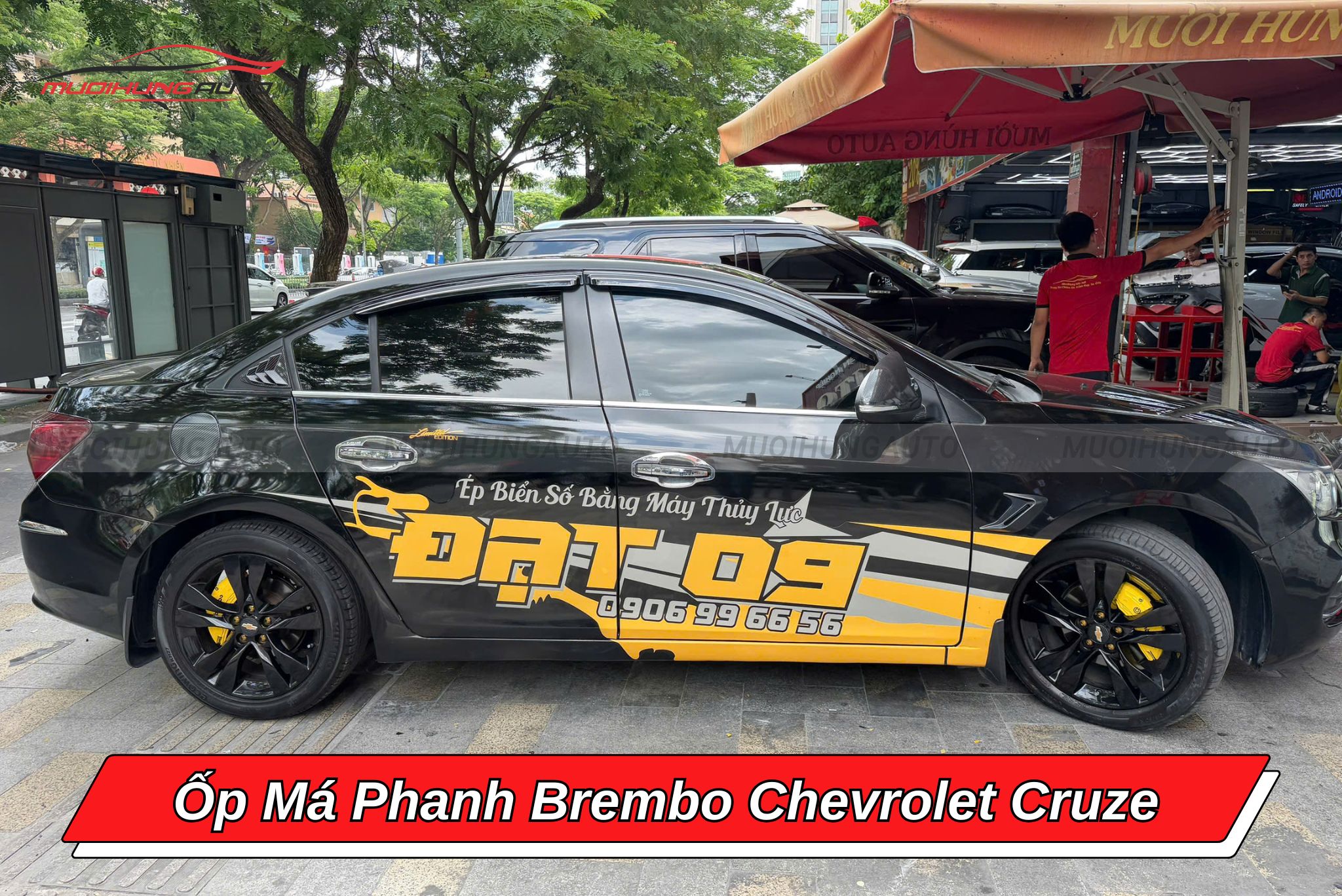 Ốp phanh Brembo Chevrolet Cruze