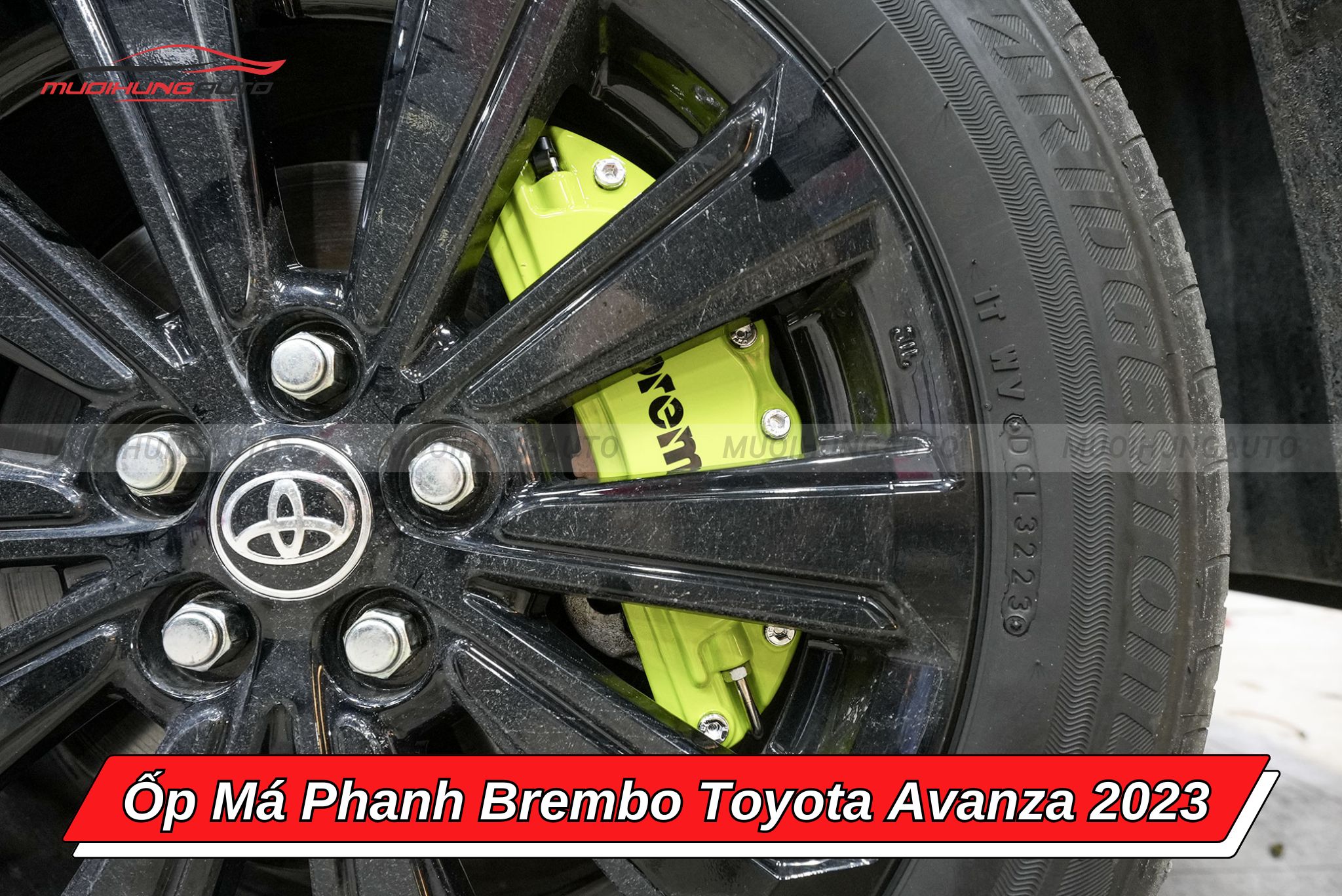 Ốp phanh Brembo cho xe Toyota Avanza 2023