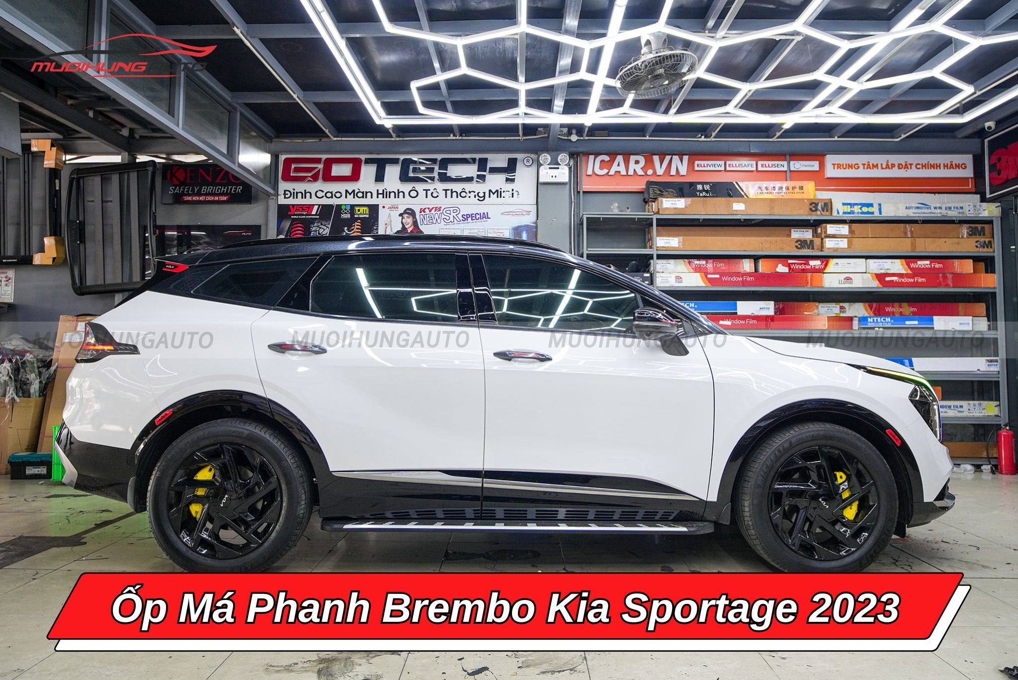 Ốp phanh Brembo Kia Sportage 2023