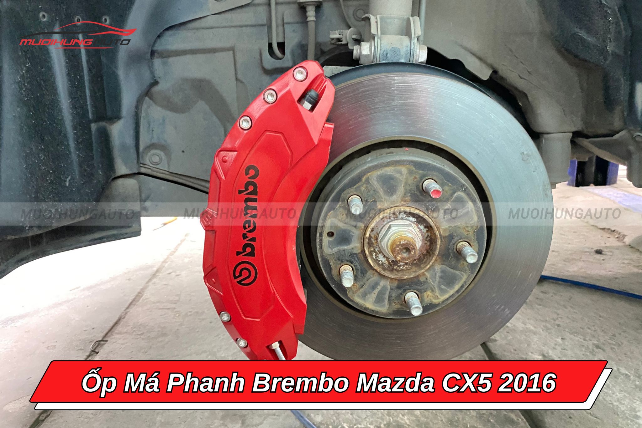 Ốp phanh Brembo Mazda CX5 2016