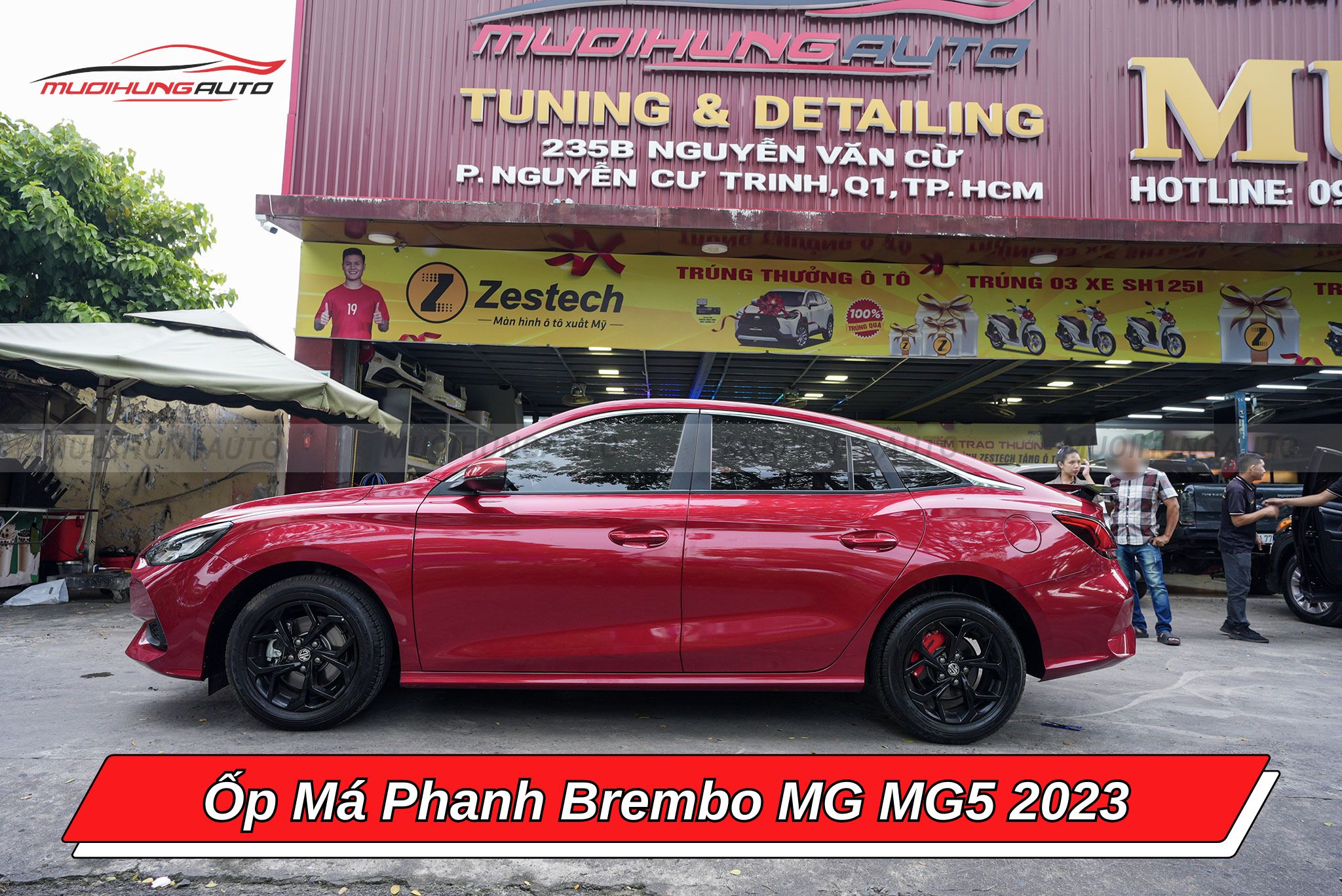 Ốp phanh Brembo MG MG5 2023