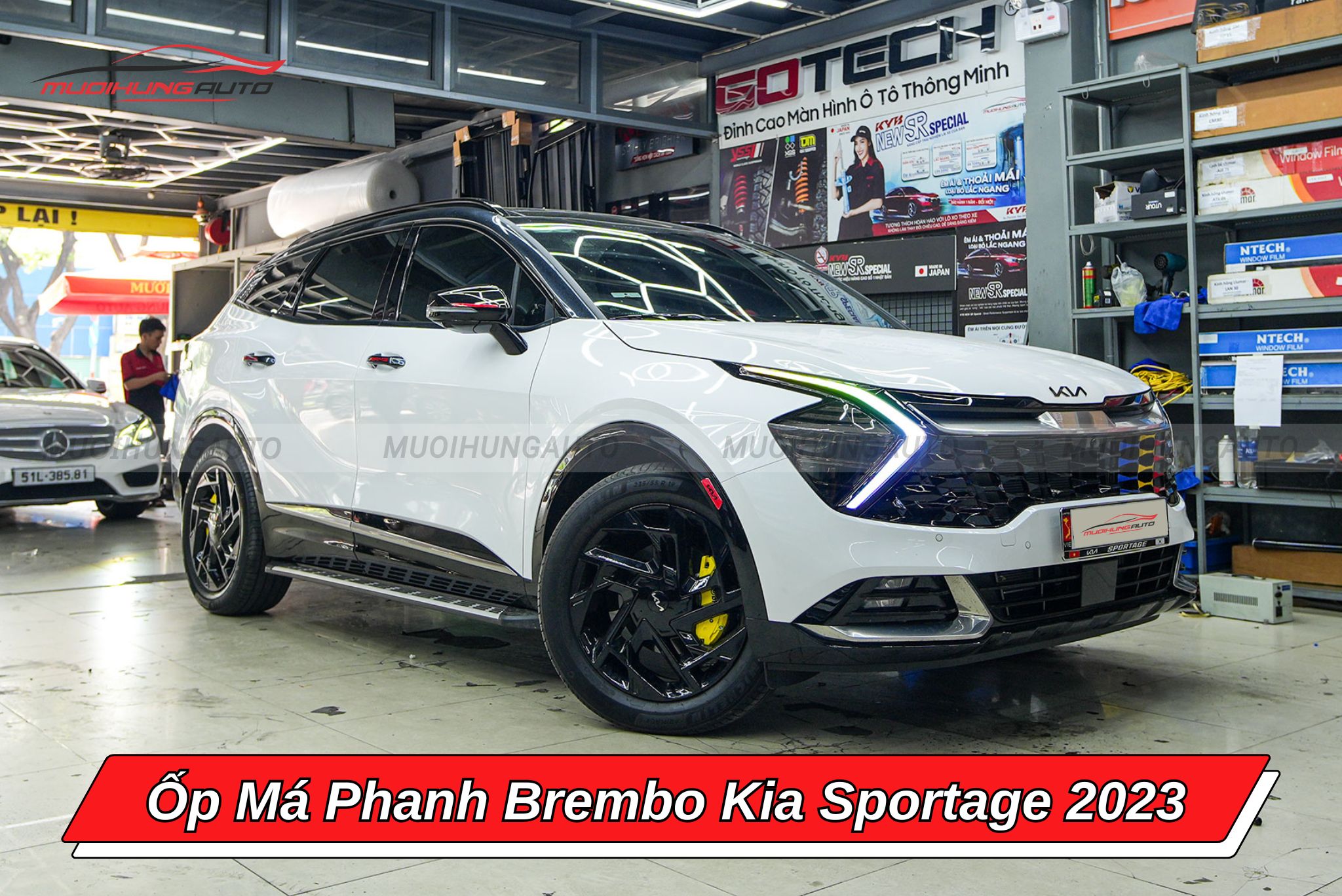 Ốp phanh Brembo ô tô Kia Sportage 2023