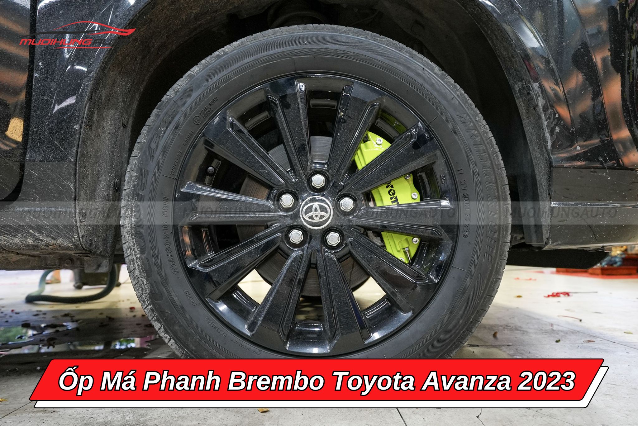 Ốp phanh Brembo Toyota Avanza 2023