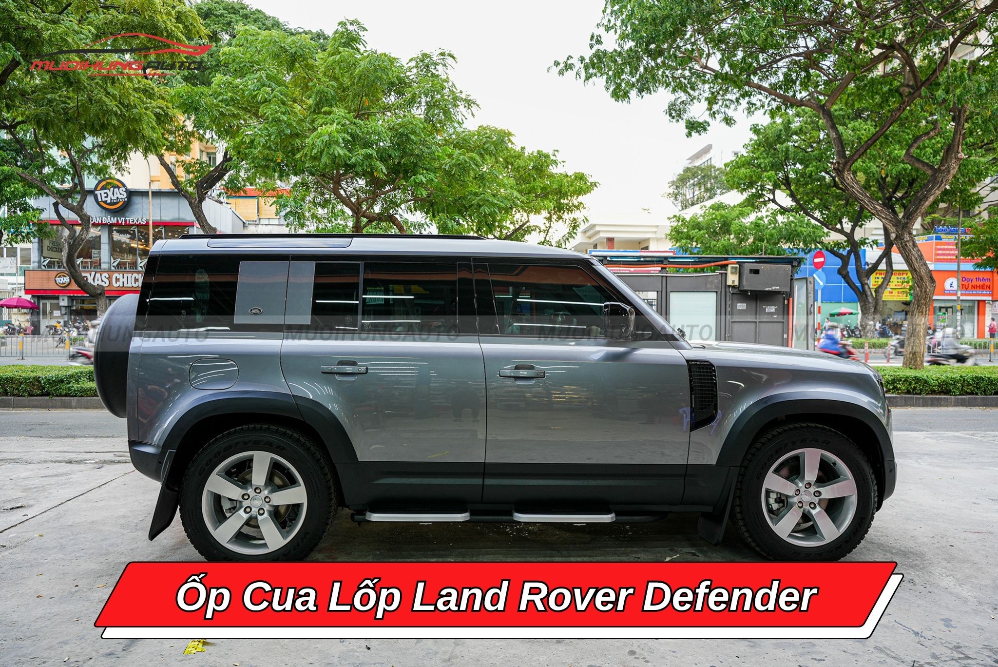 Ốp vè cua bánh Land Rover Defender