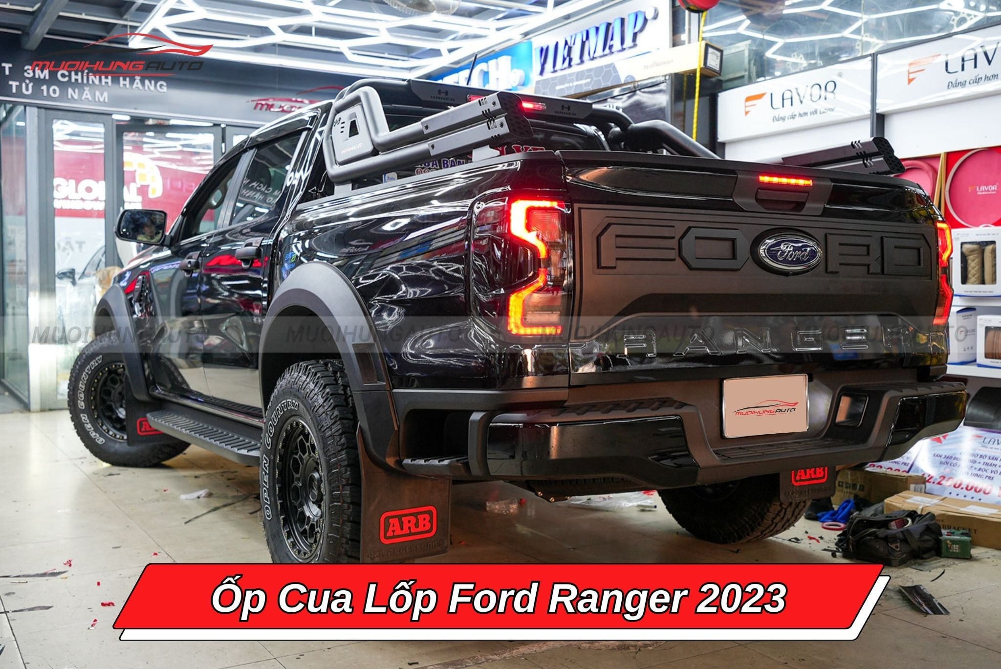 Ốp viền cua bánh cho Ford Ranger 2023