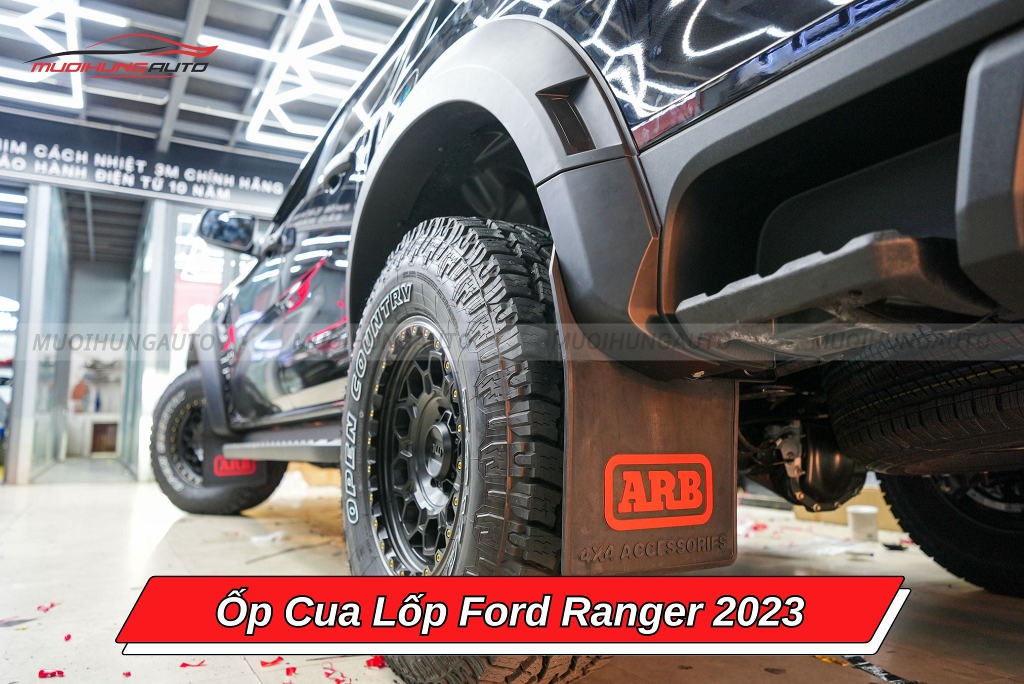 Ốp viền cua bánh Ford Ranger 2023