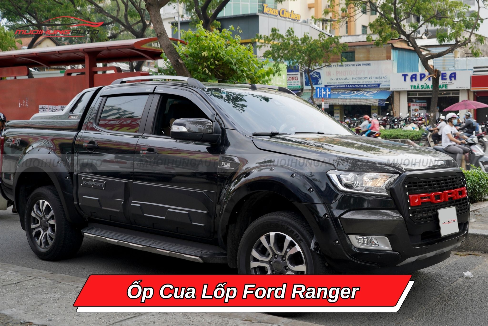 Ốp viền cua bánh Ford Ranger