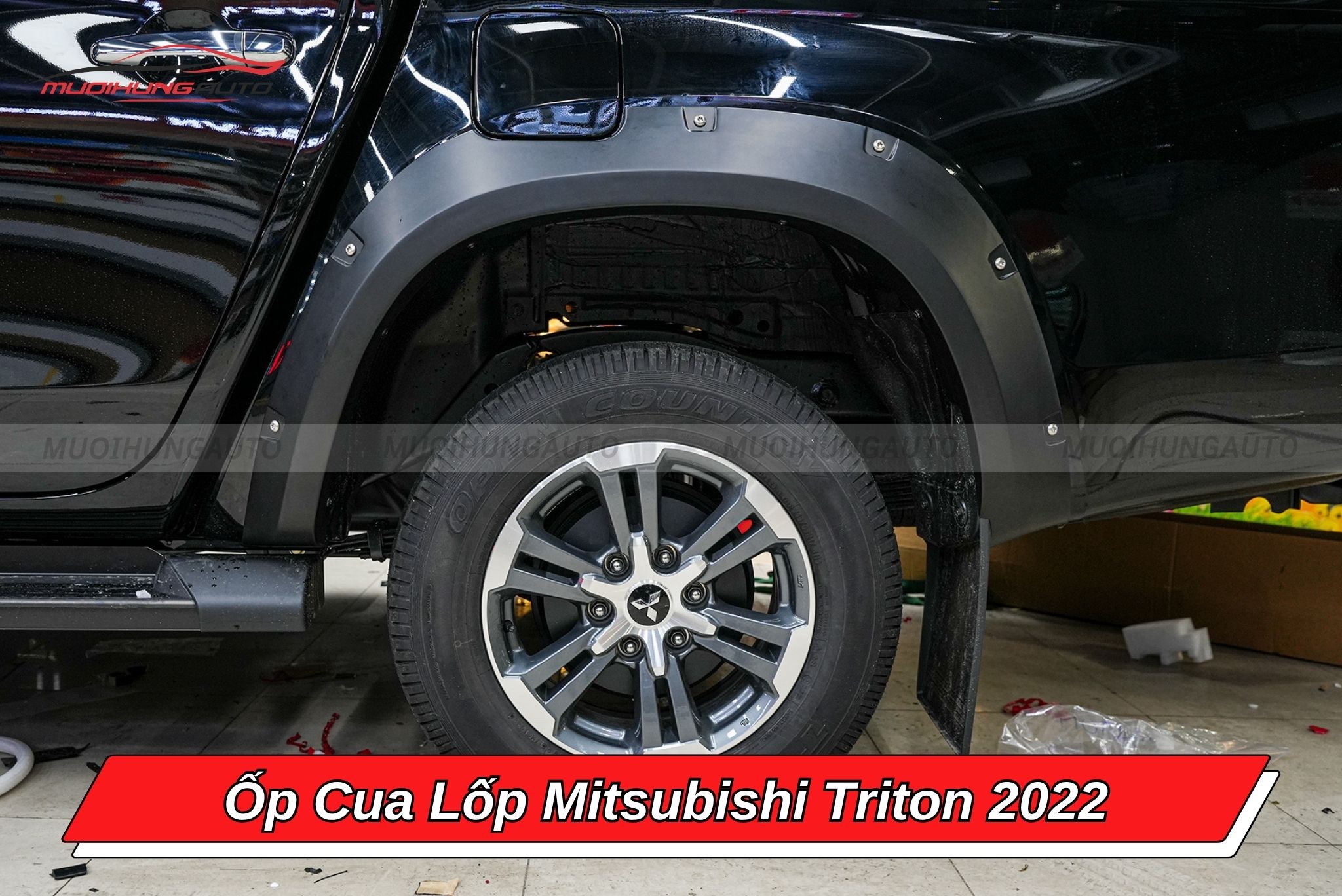 Ốp viền cua bánh Mitsubishi Triton 2022