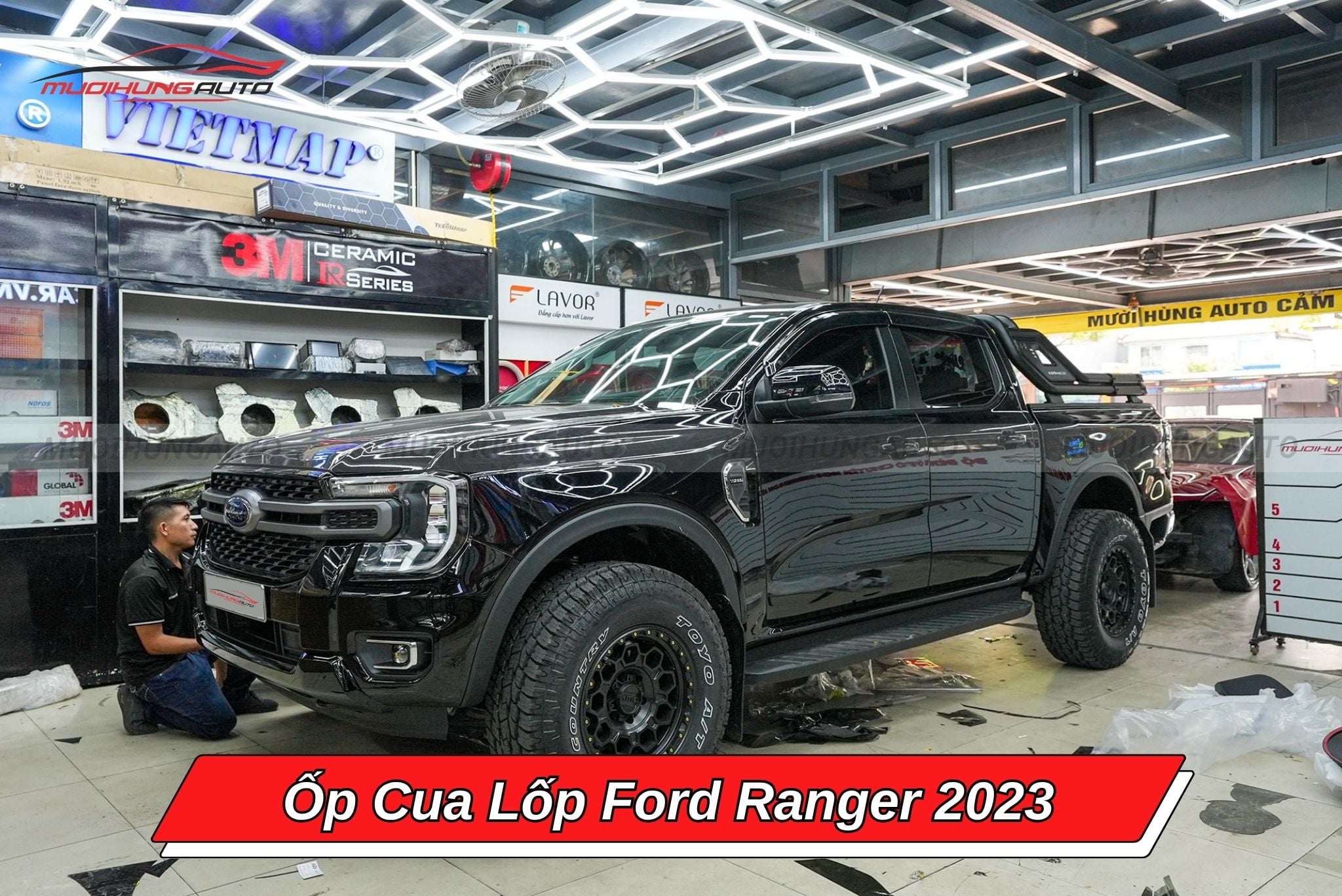 Ốp viền cua bánh xe Ford Ranger 2023