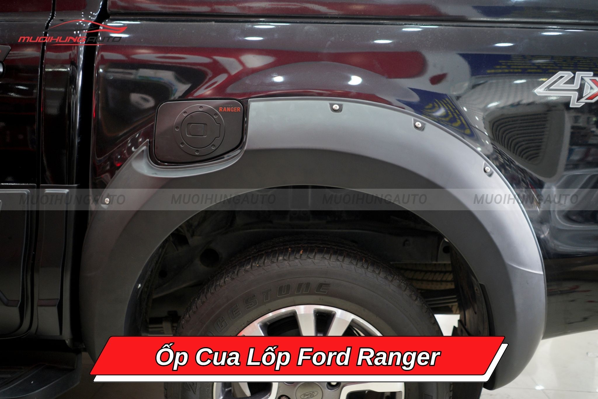 Ốp viền cua bánh xe Ford Ranger