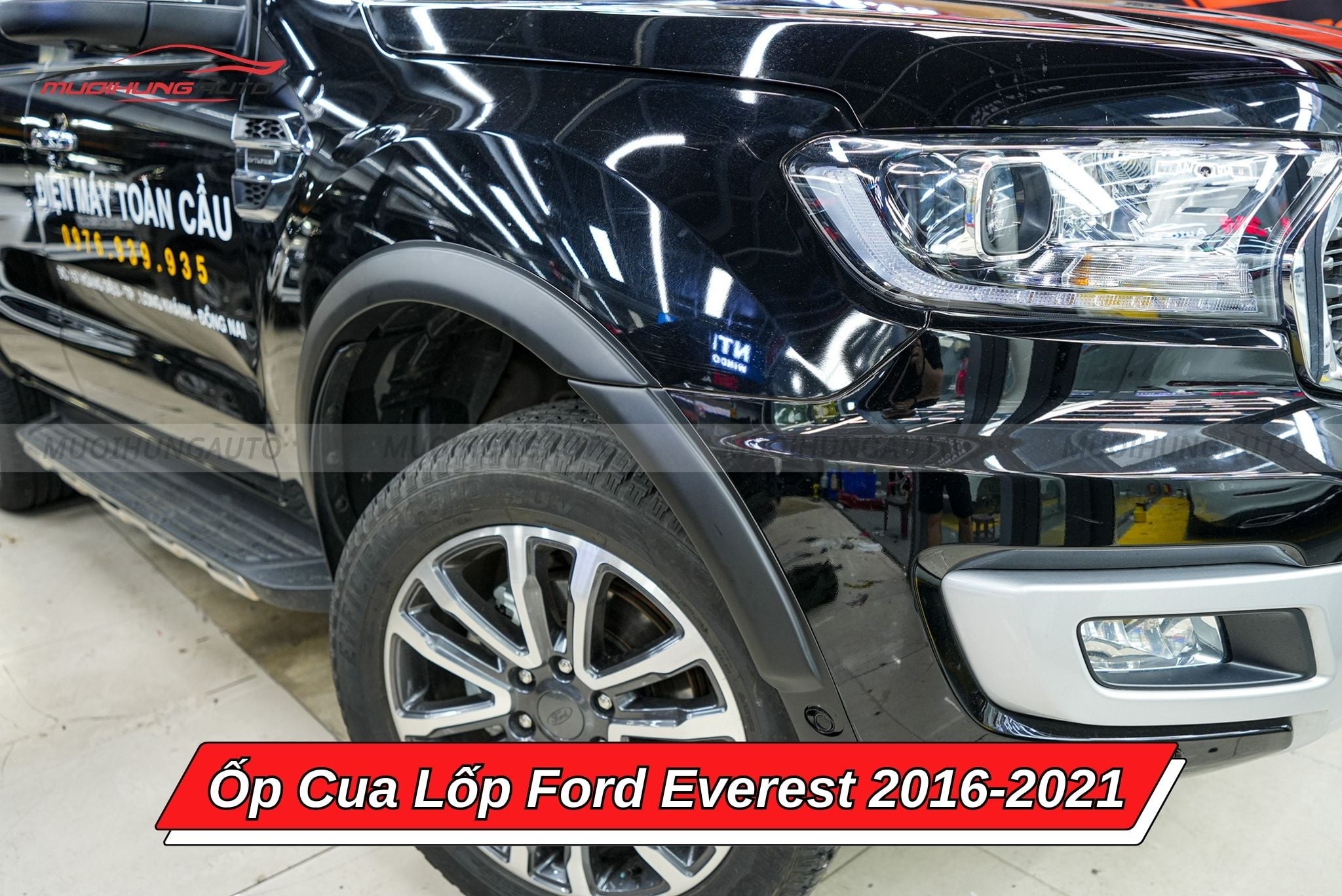 Ốp viền cua lốp Ford Everest 2016-2021