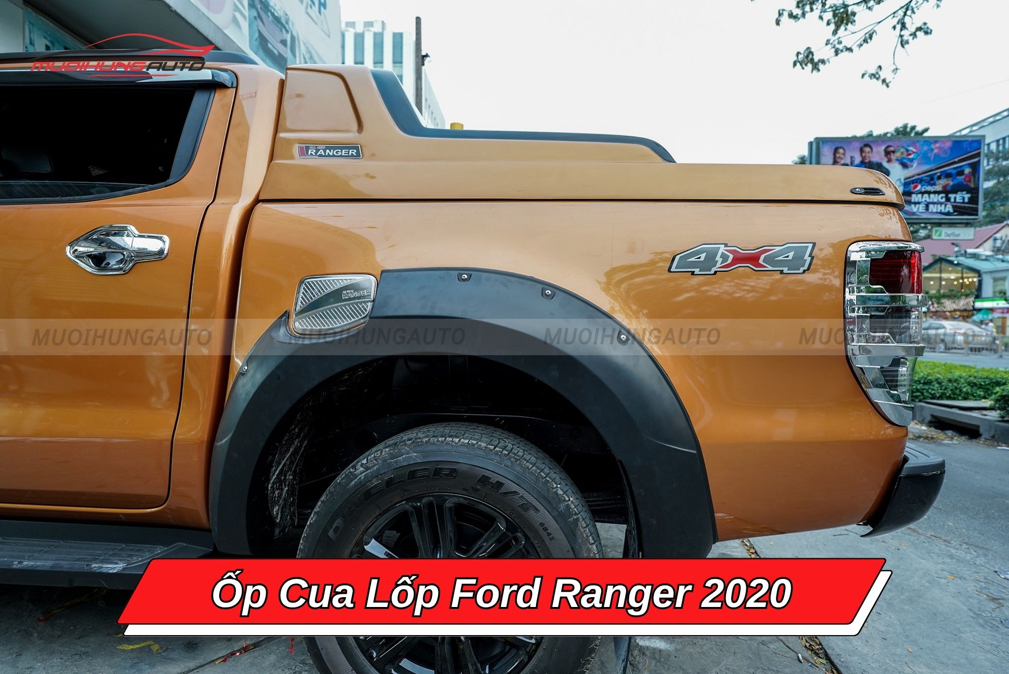 Ốp viền cua lốp Ford Ranger 2020