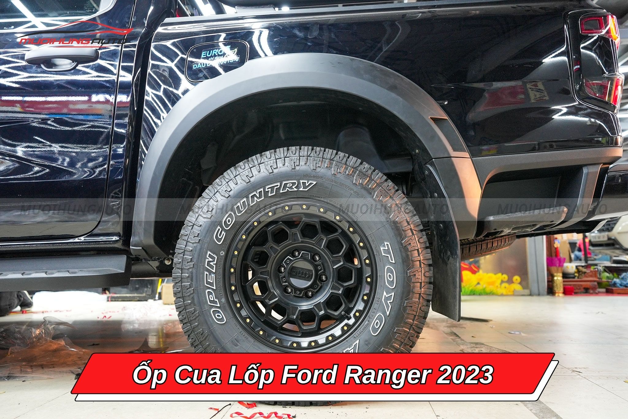 Ốp viền cua lốp Ford Ranger 2023