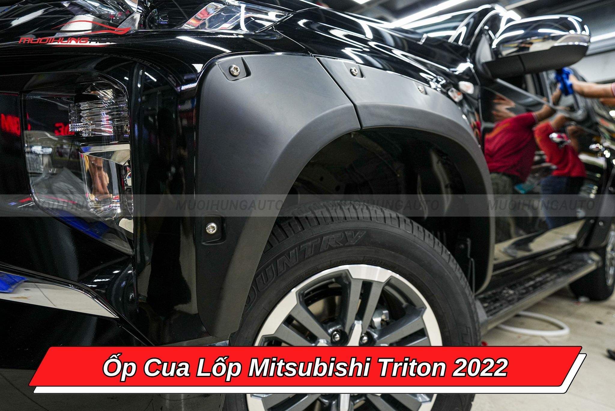 Ốp viền cua lốp Mitsubishi Triton 2022