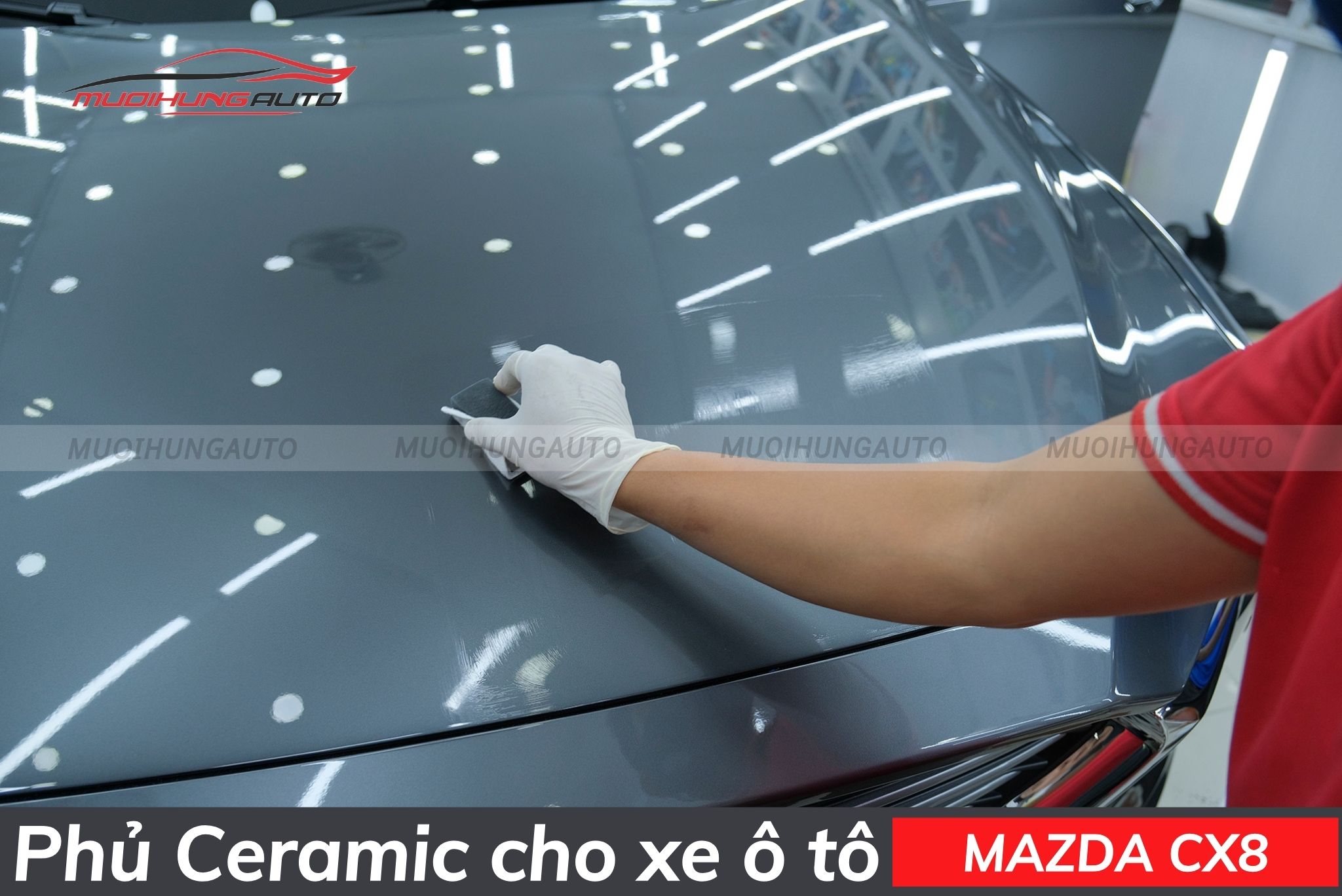 Phủ bóng cho xe ô tô Mazda CX8