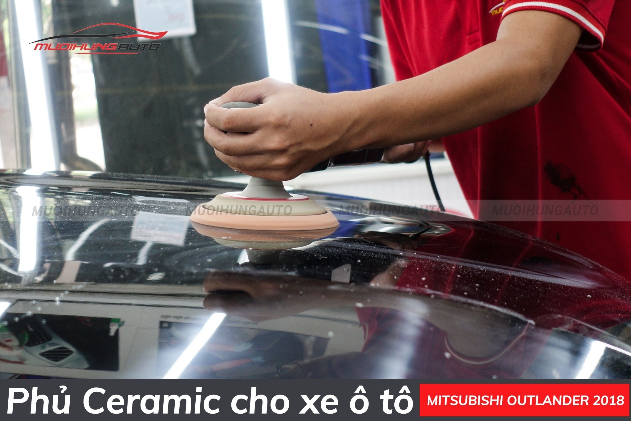 Phủ bóng cho xe ô tô Mitsubishi Outlander 2018