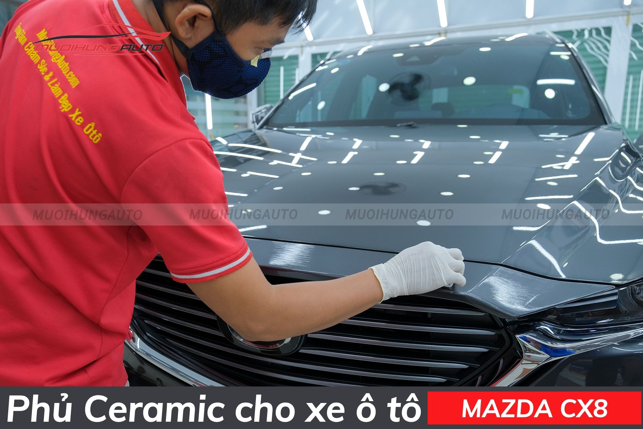 Phủ bóng ô tô Mazda CX8