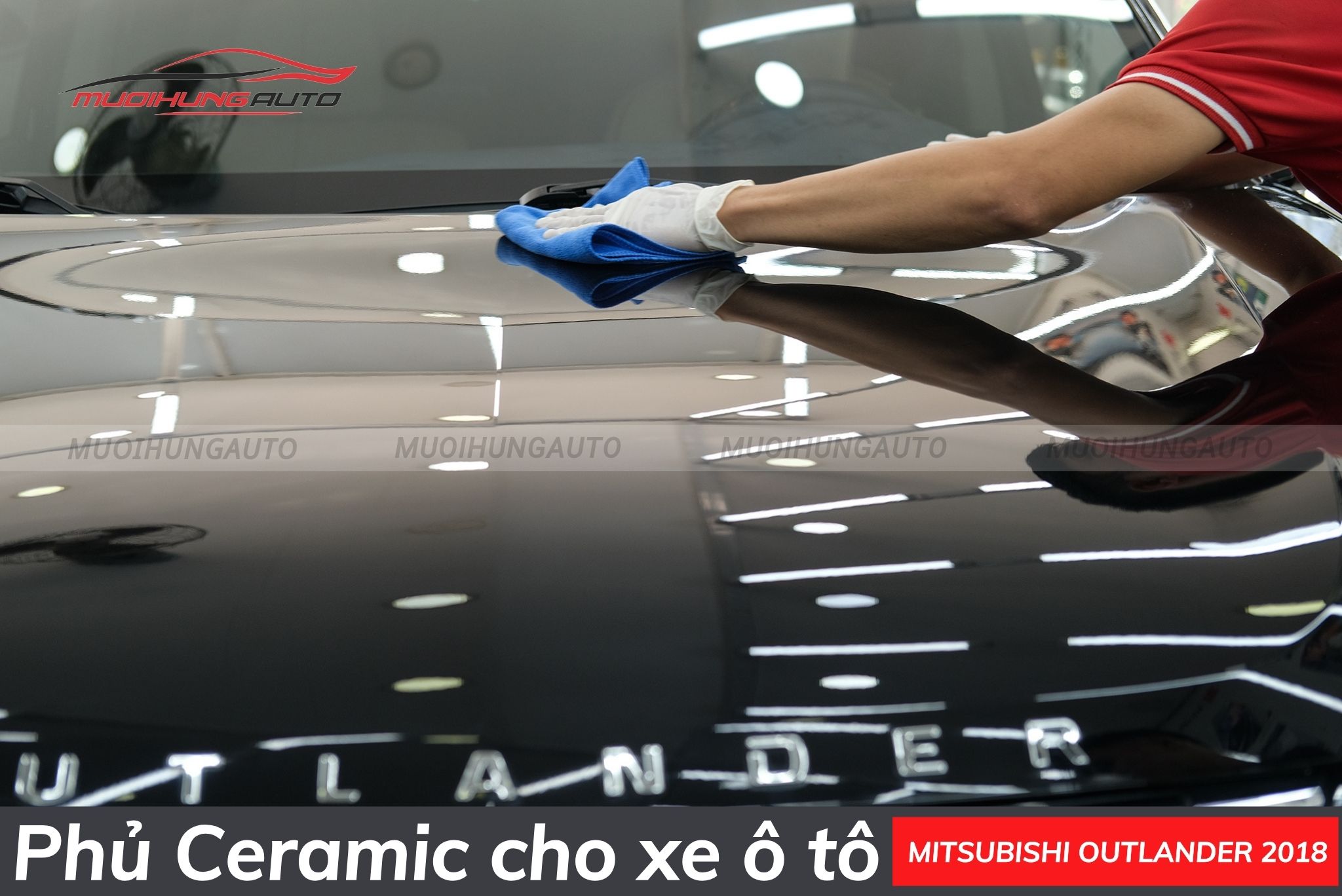 Phủ bóng ô tô Mitsubishi Outlander 2018