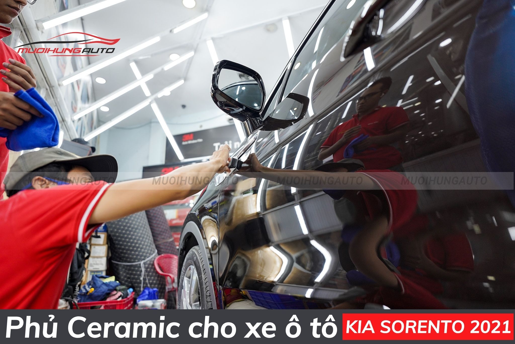 Phủ ceramic Kia Sorento 2021