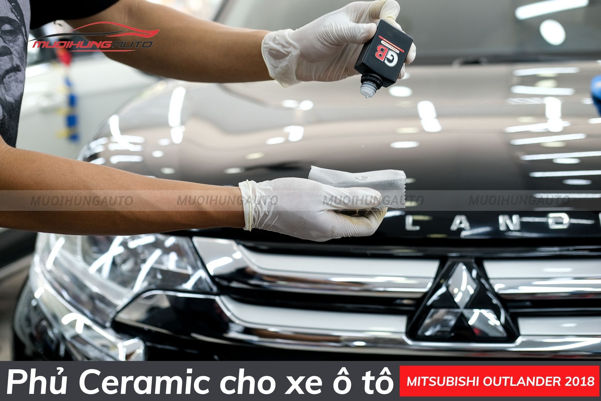 Phủ ceramic Mitsubishi Outlander 2018