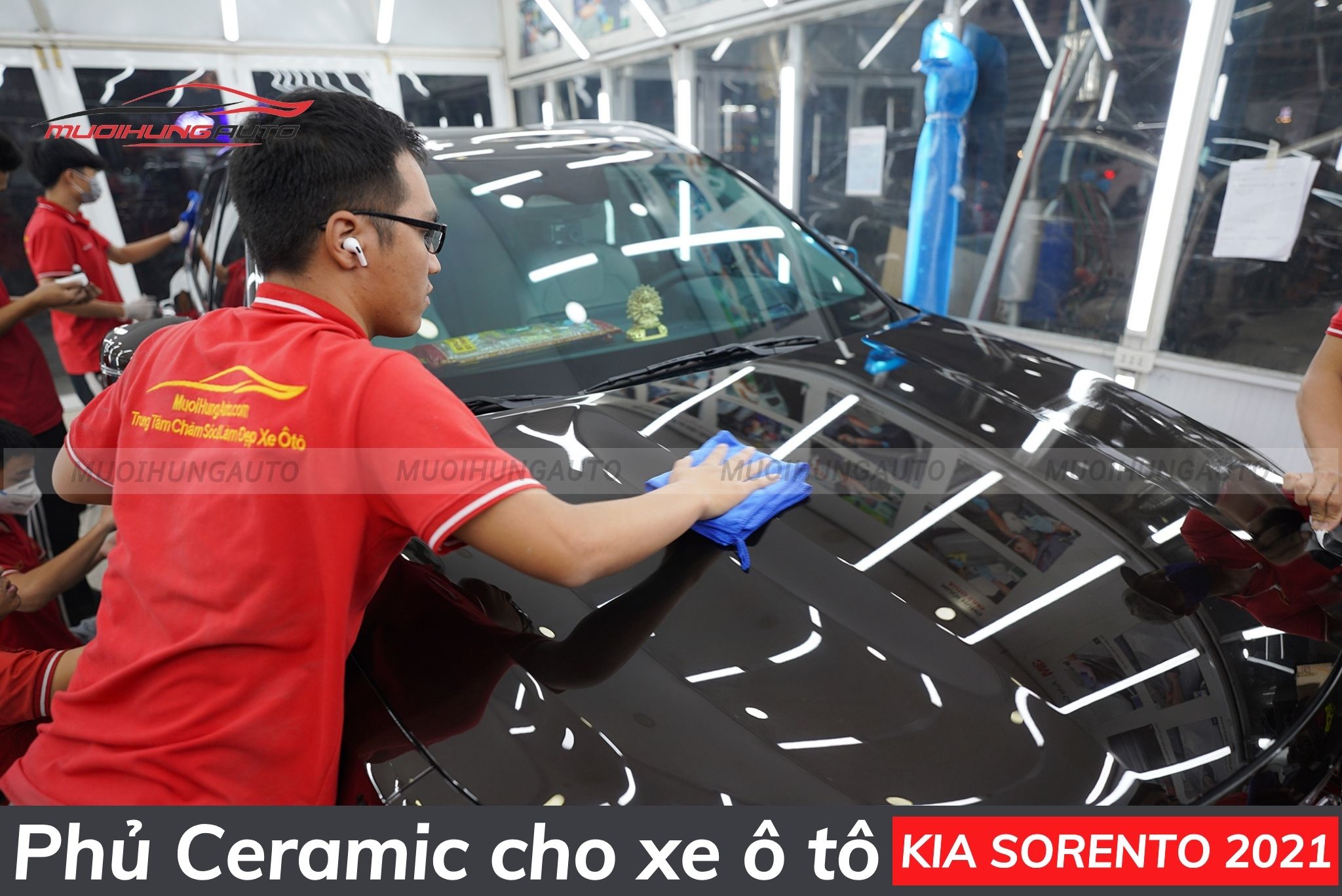 Phủ ceramic xe ô tô Kia Sorento 2021