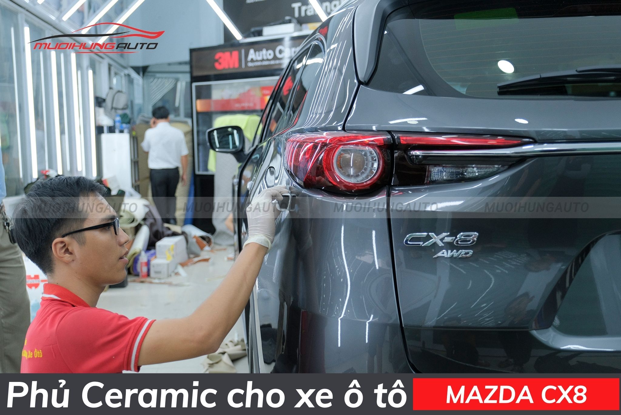 Sơn phủ bóng cho xe ô tô Mazda CX8
