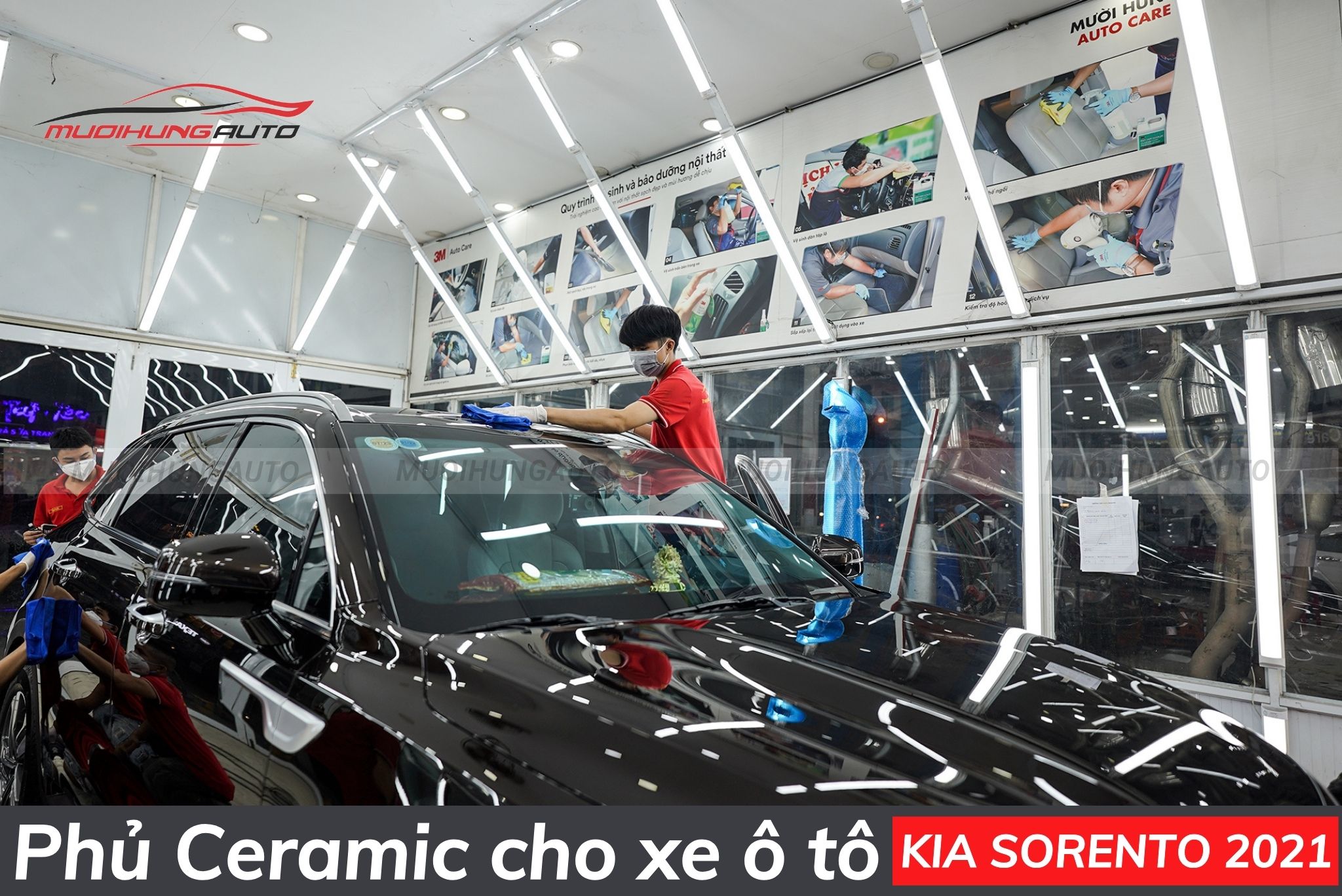 Sơn phủ bóng ô tô Kia Sorento 2021