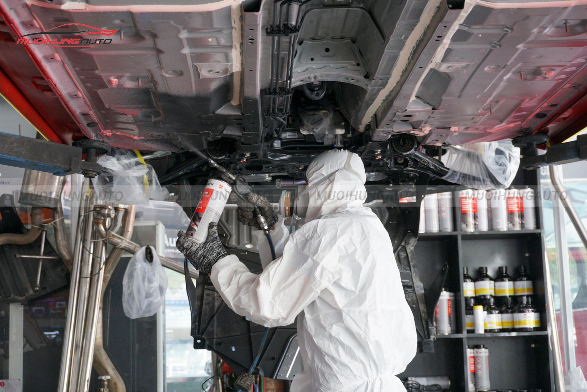 Sơn phủ gầm ô tô Honda Civic 2016 - 2021