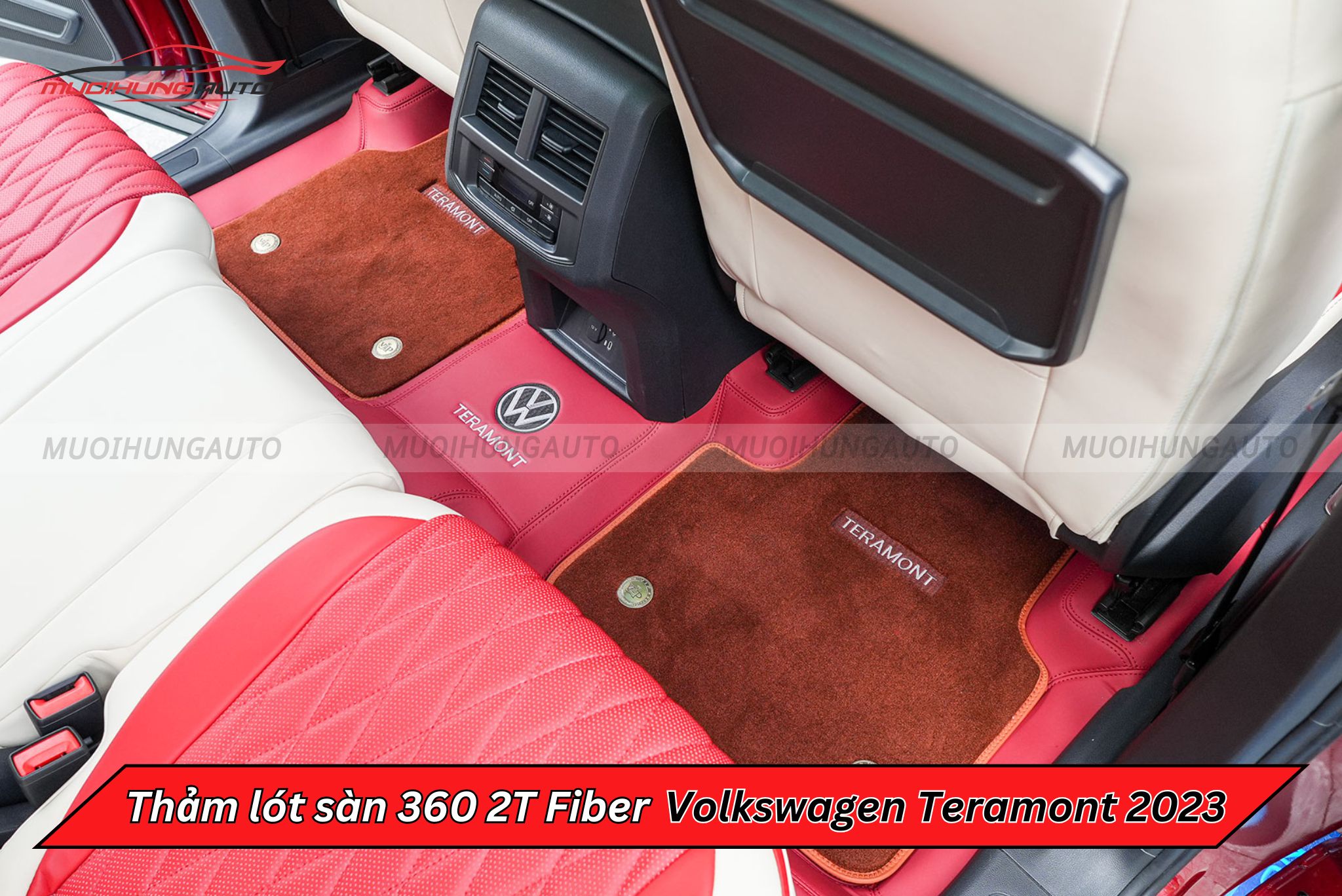 Thảm lót sàn 360 2T Fiber cho ô tô Volkswagen Teramont 2023