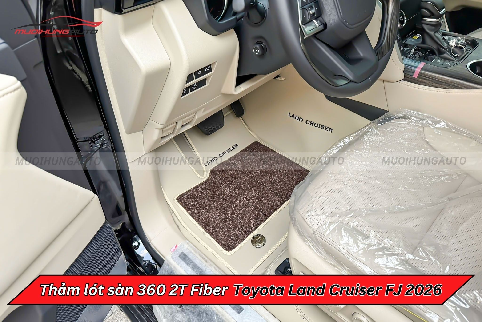 Thảm lót sàn 360 2T Fiber Toyota Land Cruiser FJ 2026