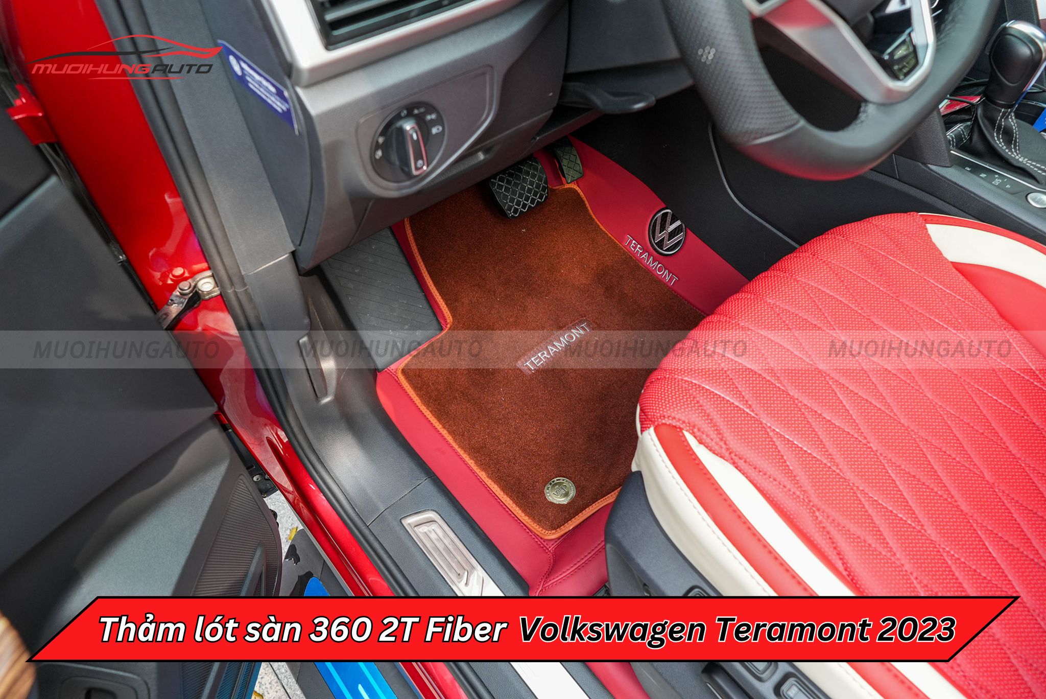 Thảm lót sàn 360 2T Fiber Volkswagen Teramont 2023