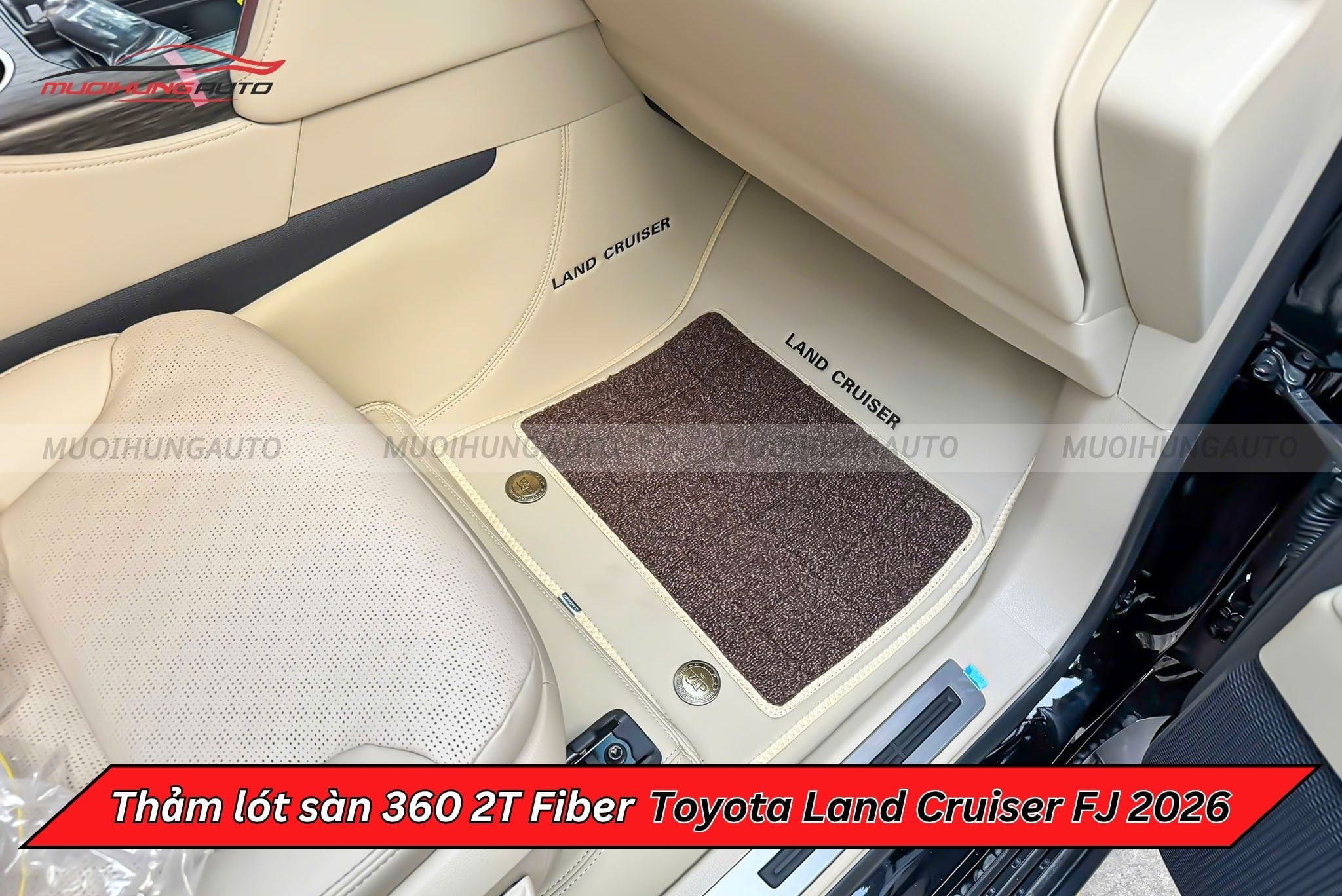 Thảm lót sàn 360 2T Fiber xe Toyota Land Cruiser FJ 2026