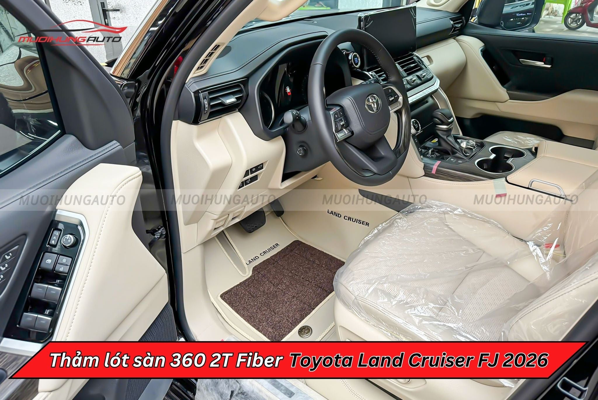 Thảm lót sàn ô tô 360 2T Fiber Toyota Land Cruiser FJ 2026