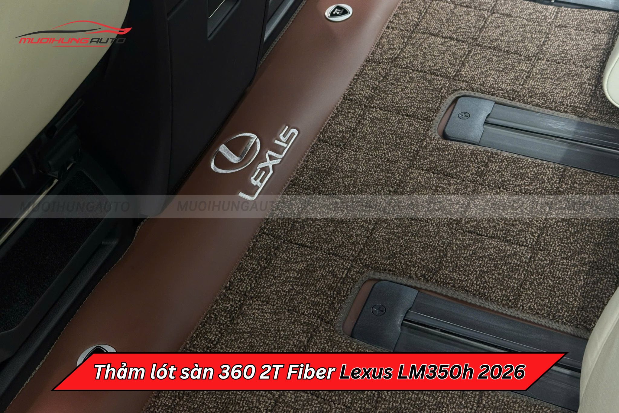 Thảm lót sàn xe ô tô 360 2T Fiber Lexus LM350h 2026
