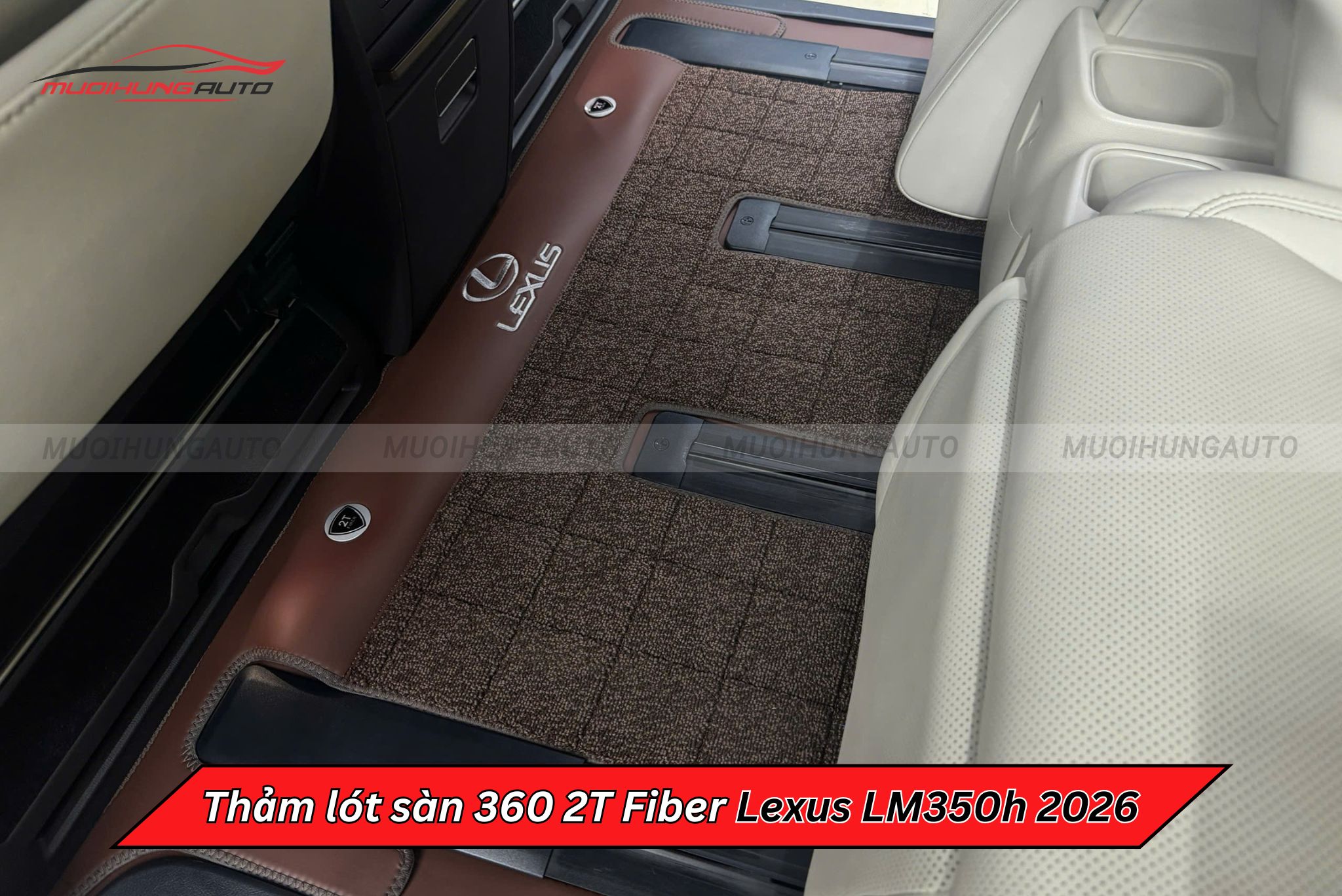 Thảm trải sàn ô tô 360 2T Fiber Lexus LM350h 2026