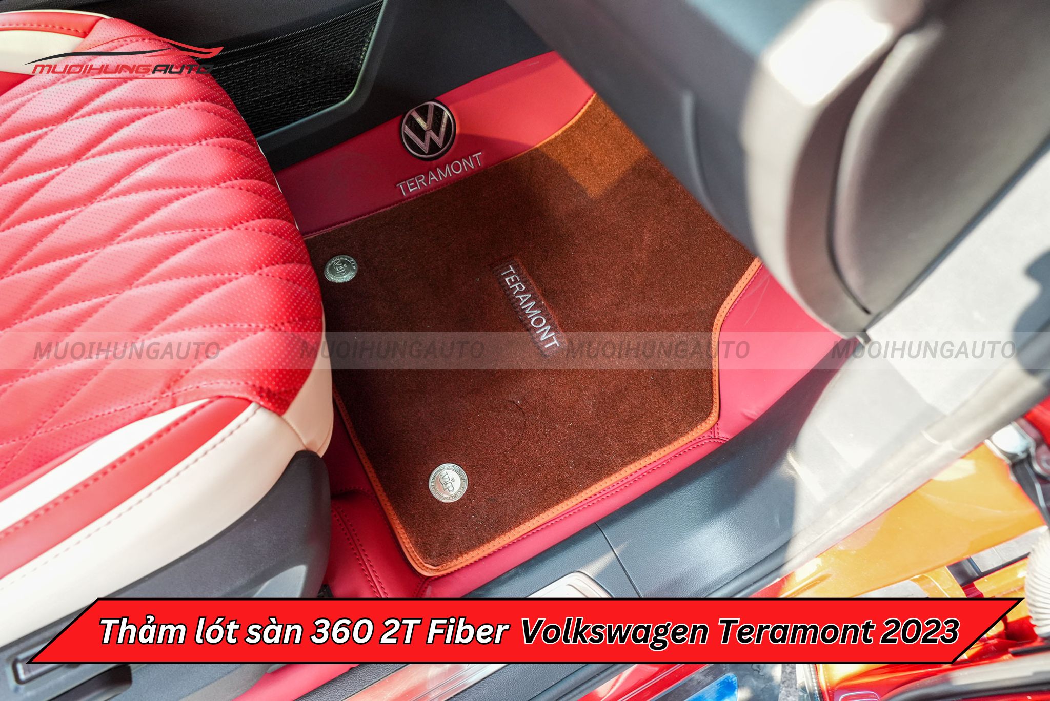Thảm trải sàn ô tô 360 2T Fiber Volkswagen Teramont 2023
