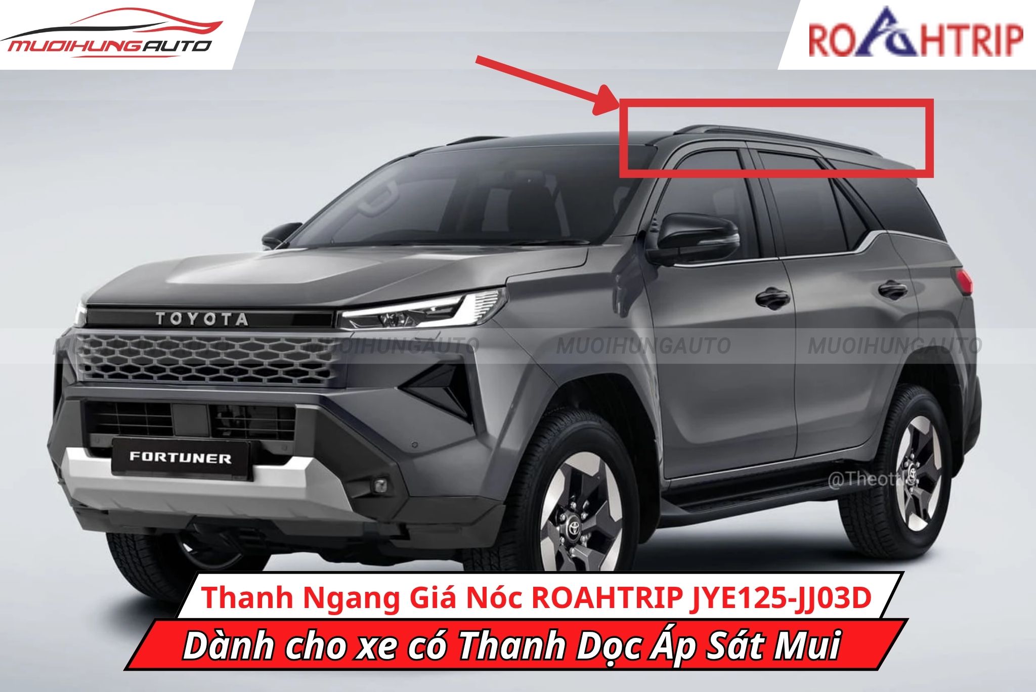 Thanh ngang giá nóc ROAHTRIP JYE125-JJ03D