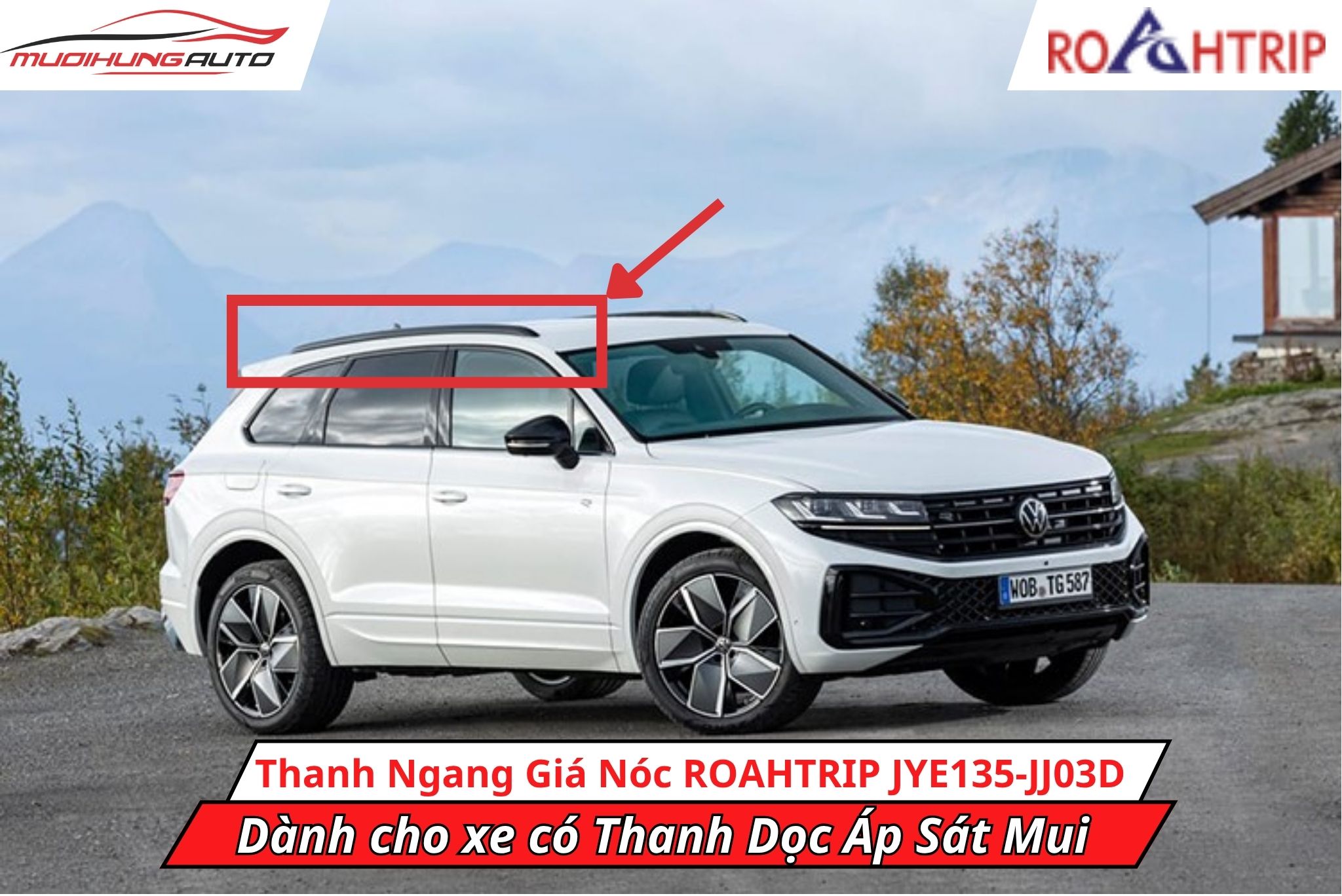 Thanh ngang giá nóc ROAHTRIP JYE135-JJ03D