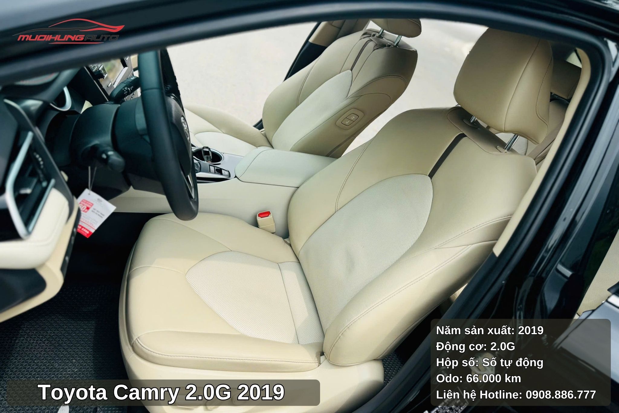 Toyota Camry 2.0G 2019 sở hữu hệ thống ghế ngồi cao cấp