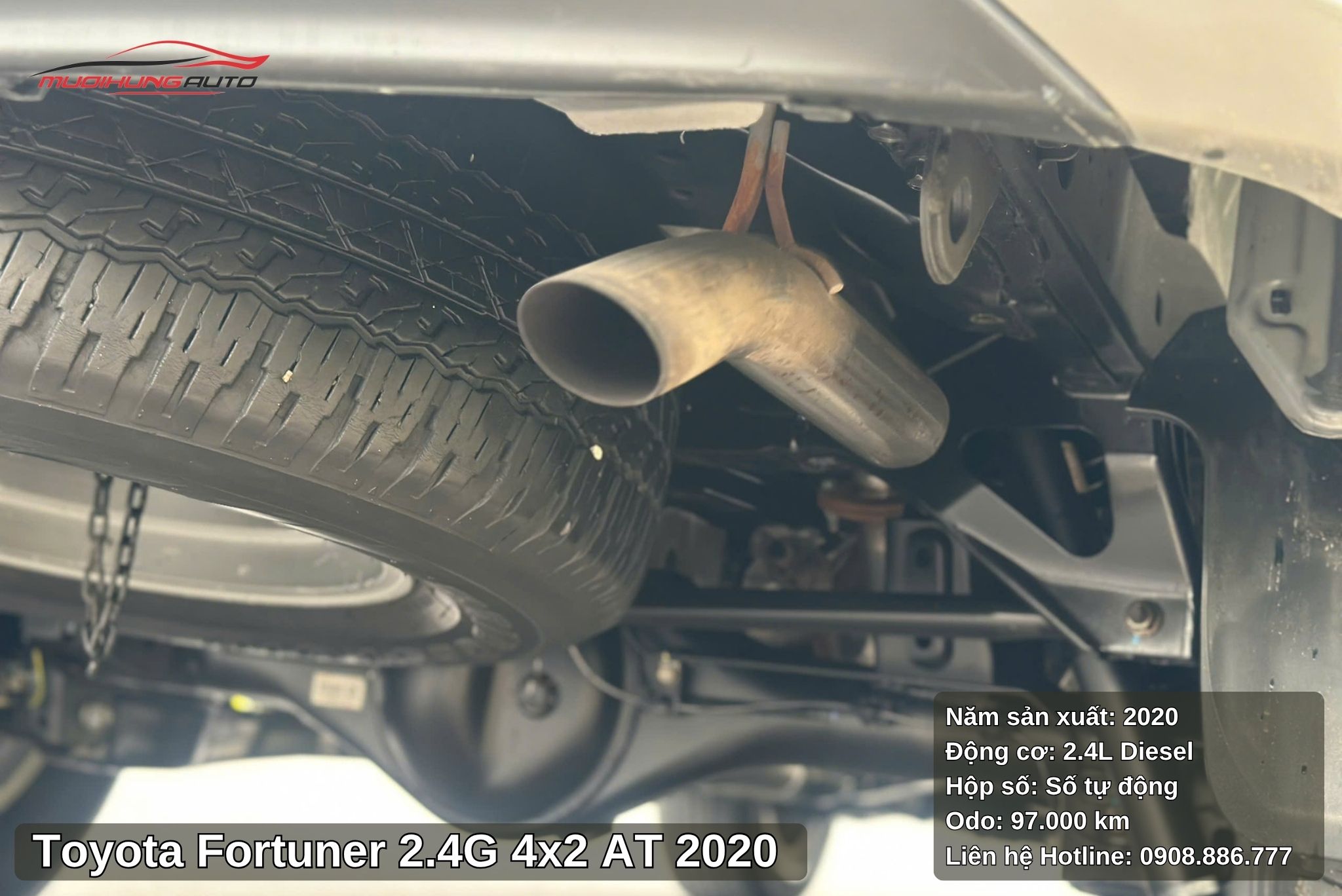 Toyota Fortuner 2.4G 4x2 AT 2020 sở hữu gầm bệ chắc chắn