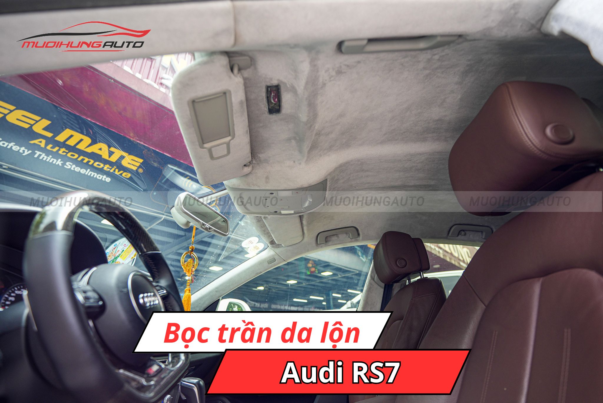 Trần da lộn Audi RS7