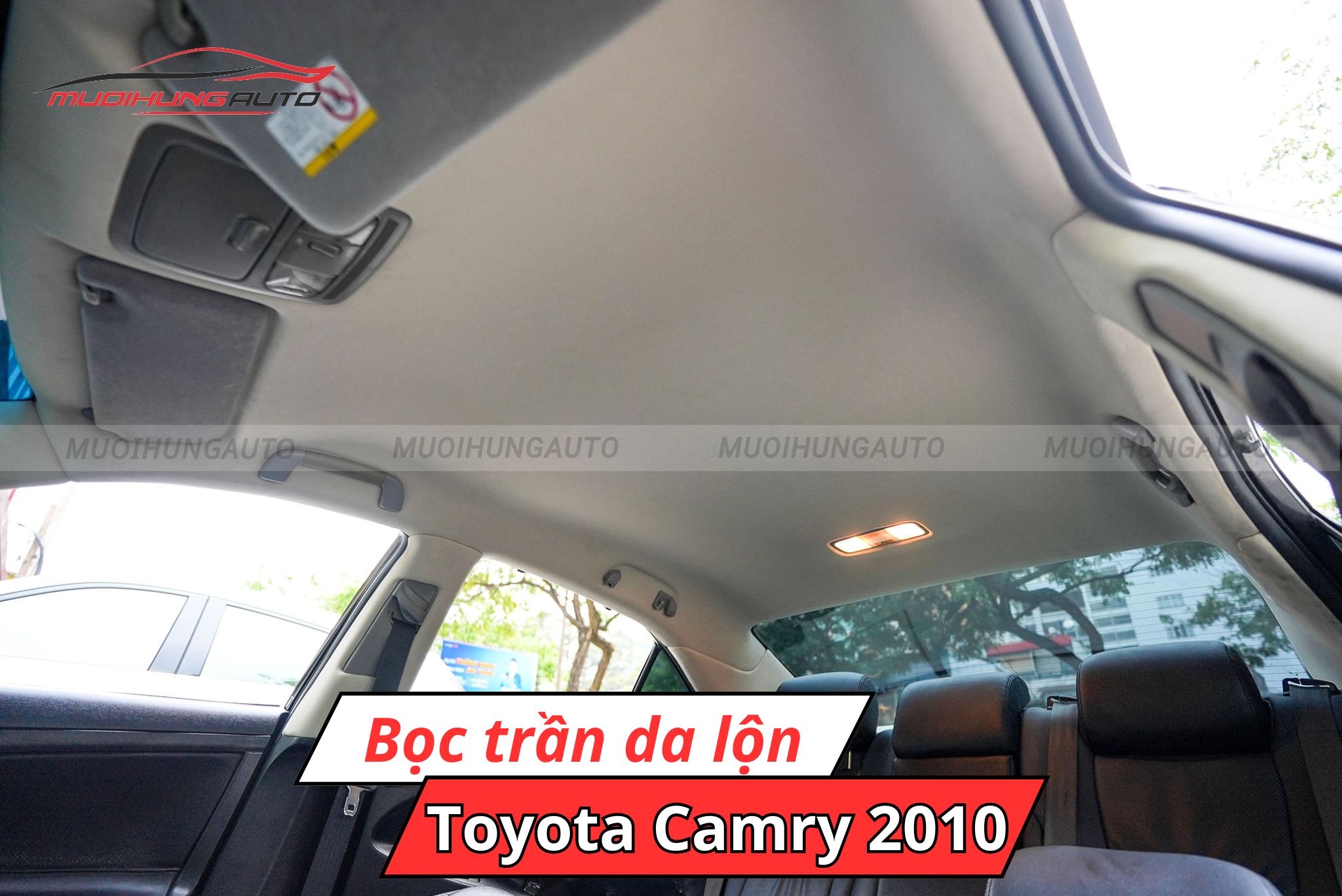 Trần da lộn Toyota Camry 2010