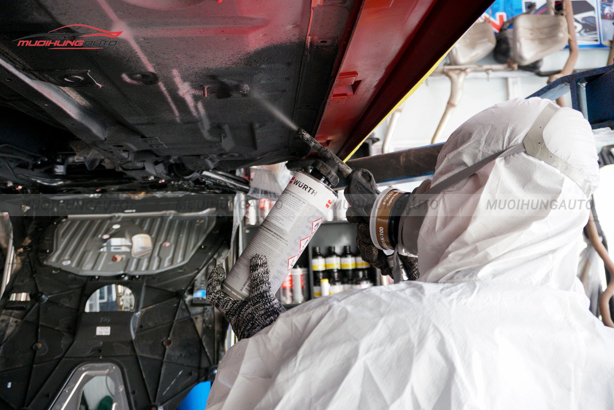 Xịt phủ gầm ô tô Honda Civic 2016 - 2021